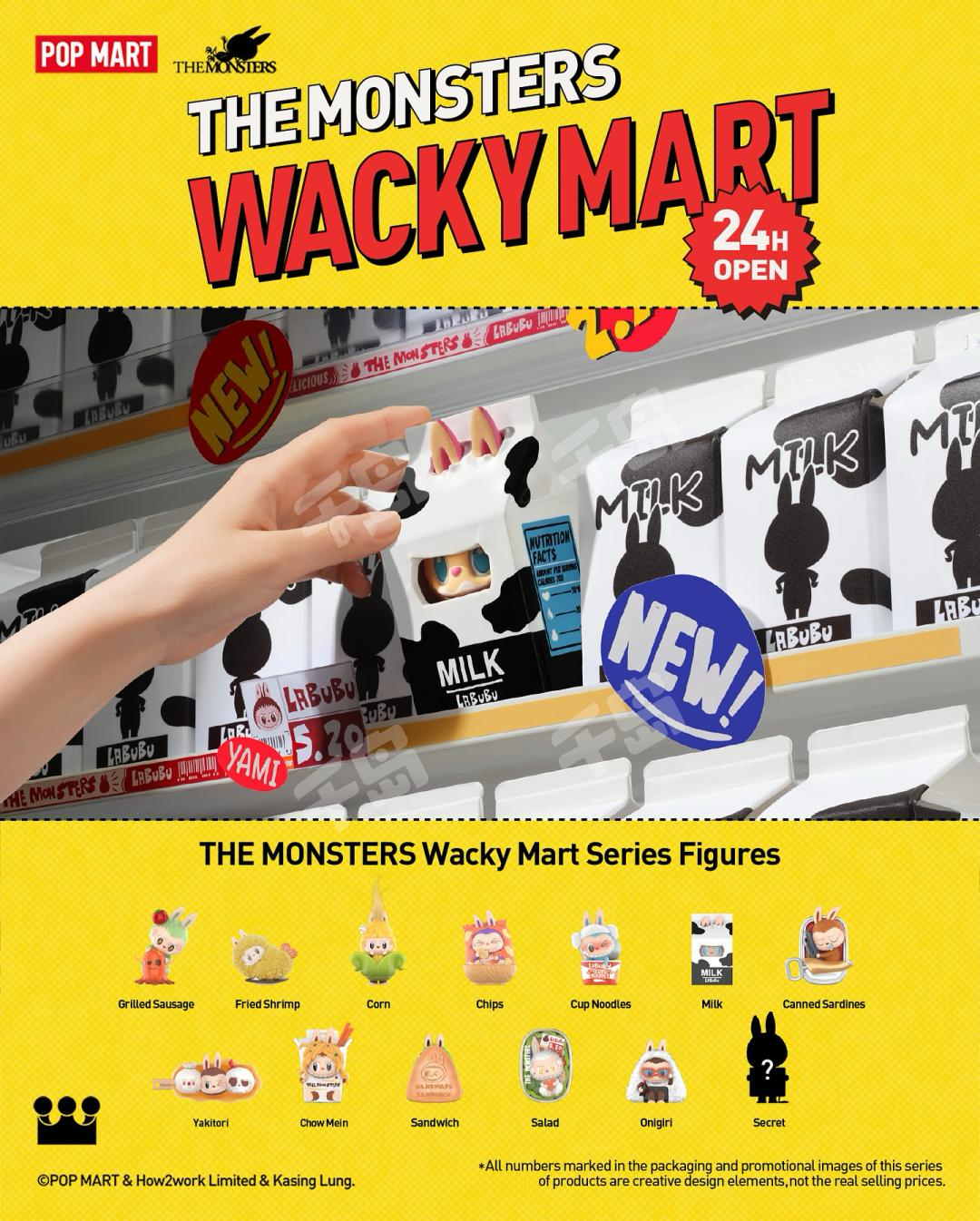 THE MONSTERS Wacky Mart Series Blind Box