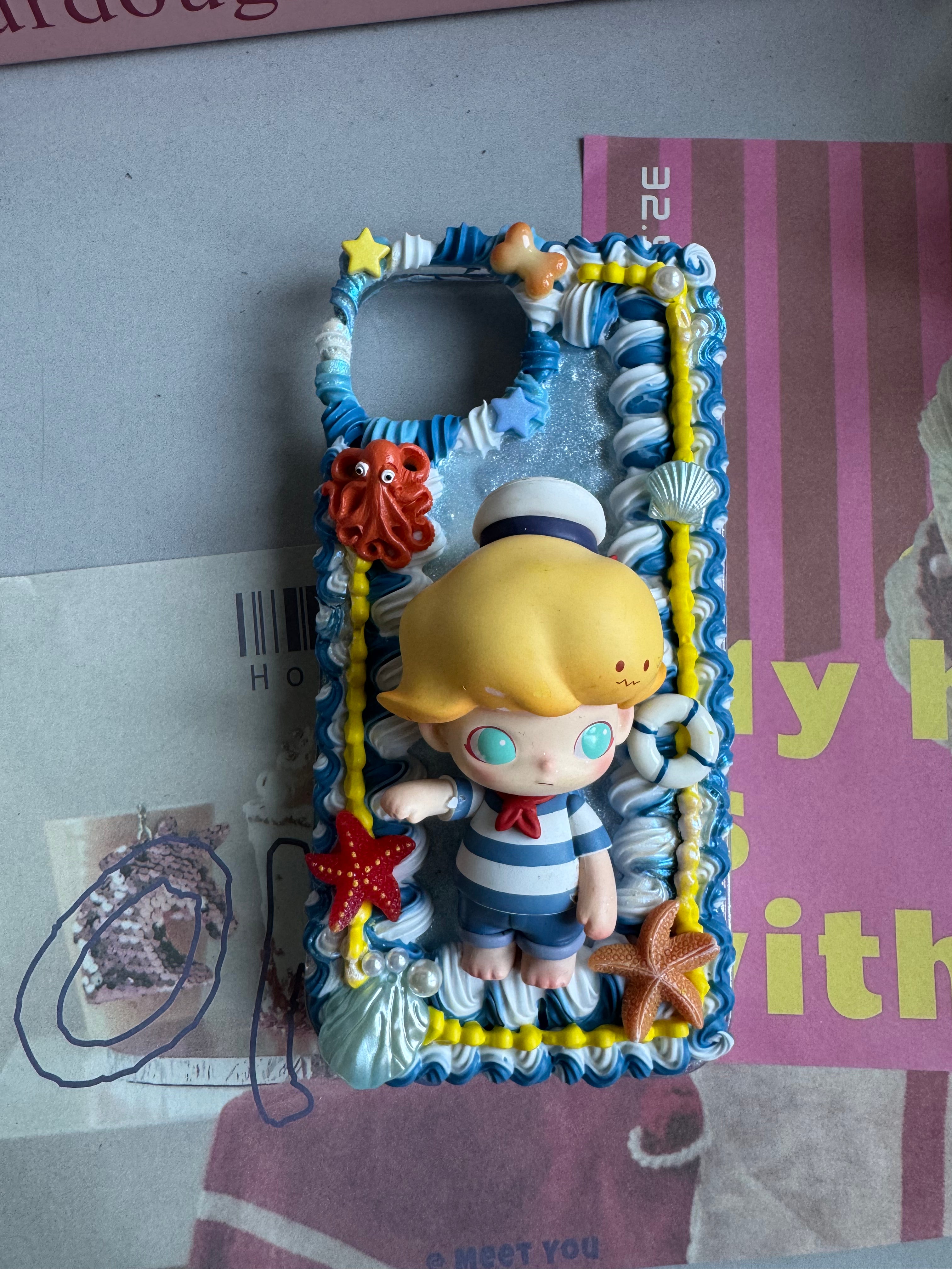 Dimoo DIY Cream Glue Handmade Phone Case