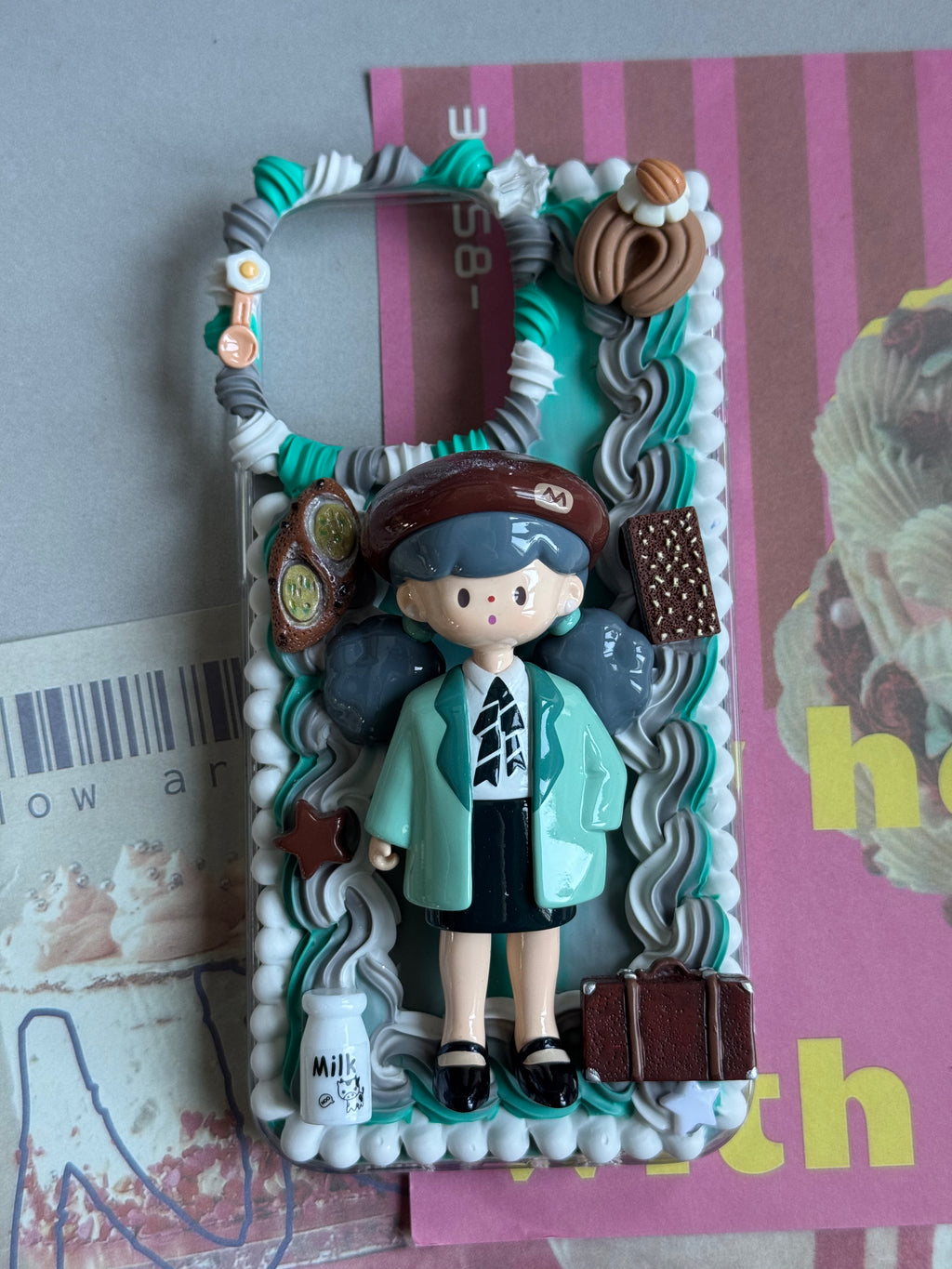 Molinta DIY Cream Glue Handmade Phone Case