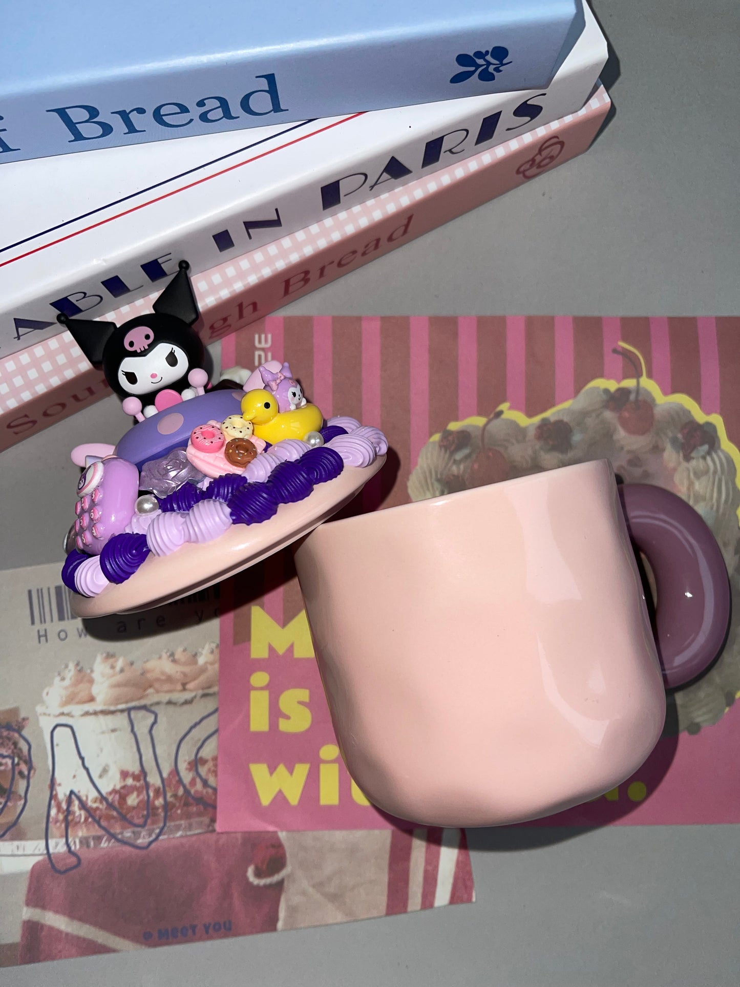 KuKu DIY Cream Glue Handmade Mug