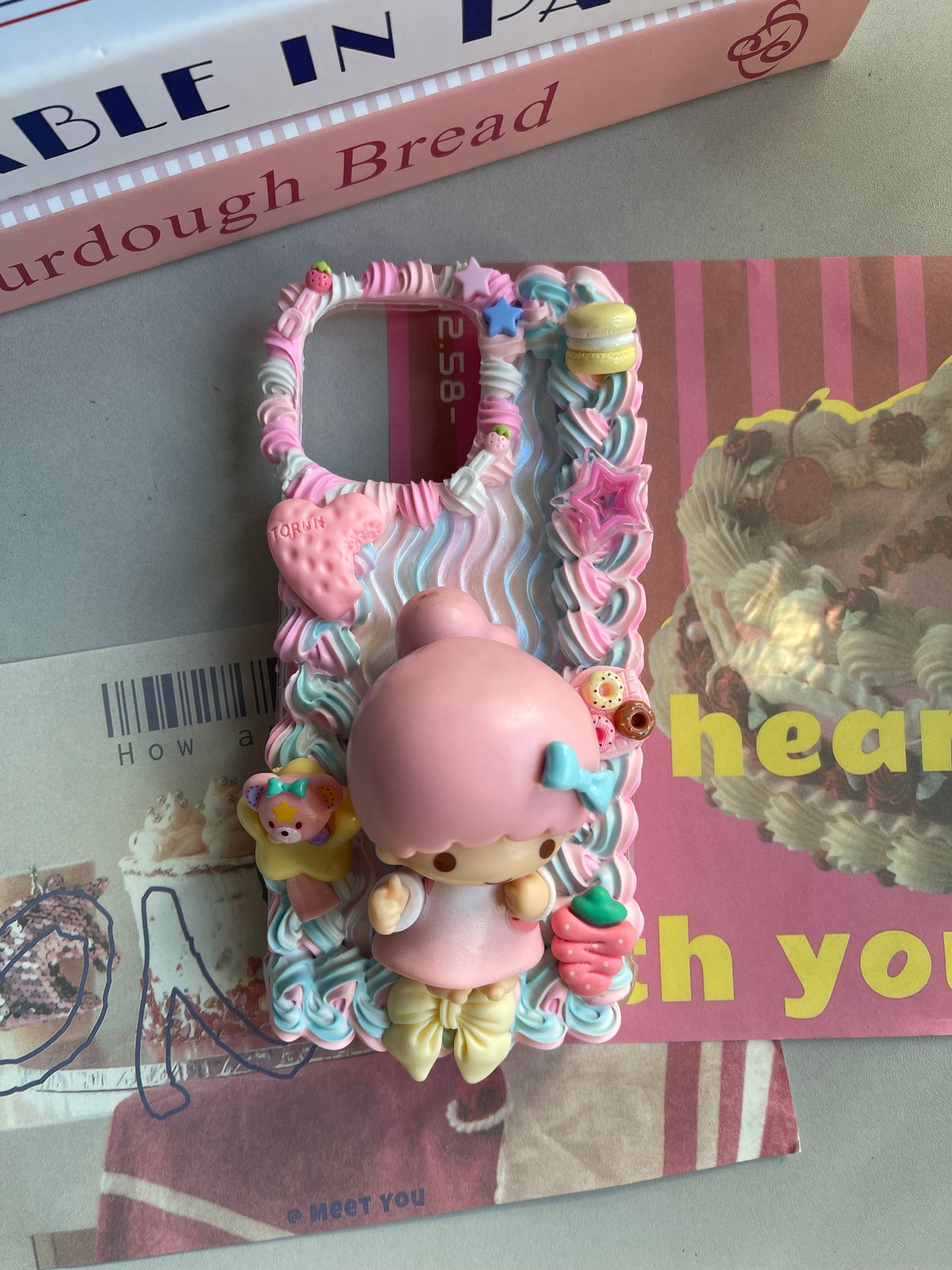 Sanrio DIY Cream Glue Handmade Phone Case