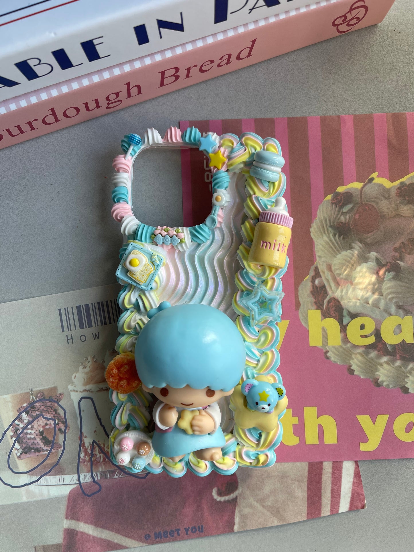 Ts DIY Cream Glue Handmade Phone Case