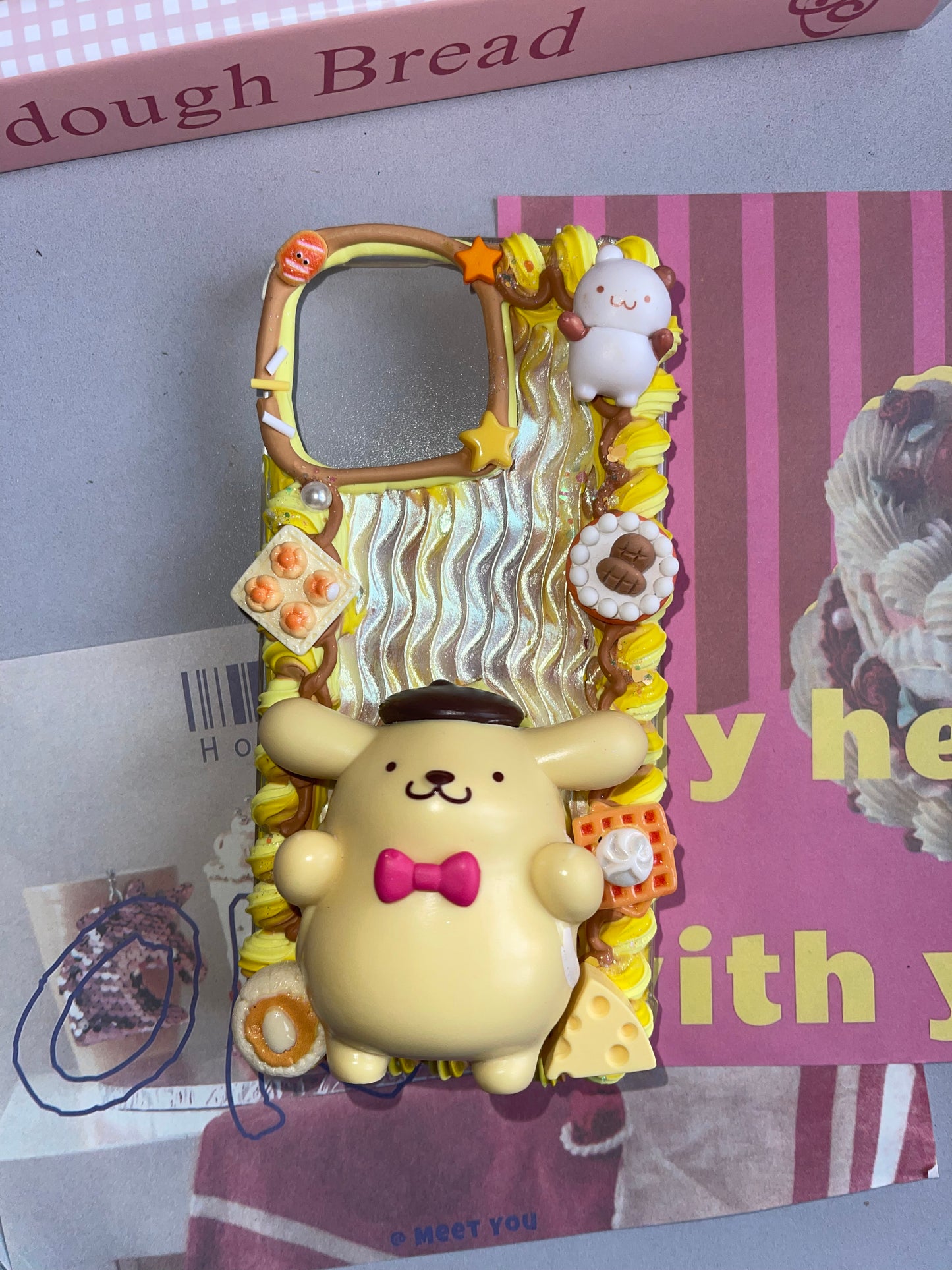 Sanrio DIY Cream Glue Handmade Phone Case