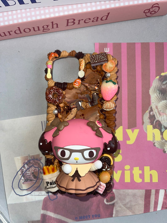 Sanrio DIY Cream Glue Handmade Phone Case