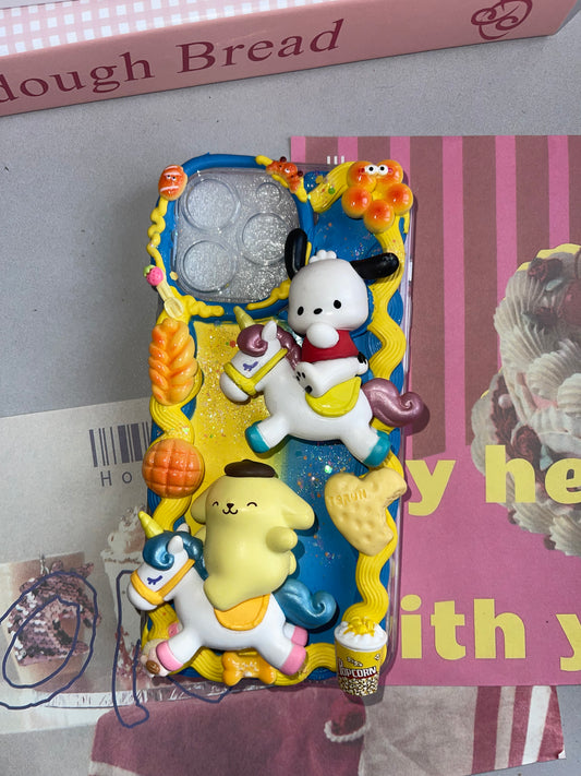 Sanrio DIY Cream Glue Handmade Phone Case