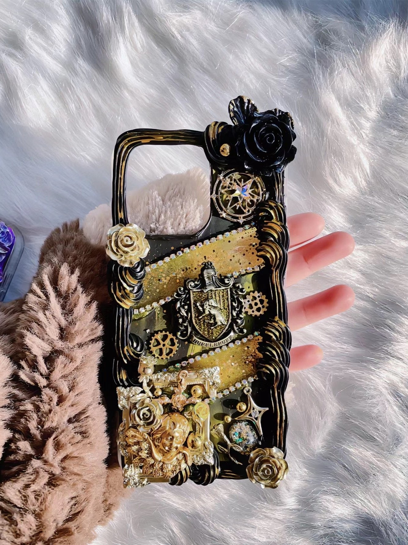 Harry Poter DIY Cream Glue Handmade Phone Case