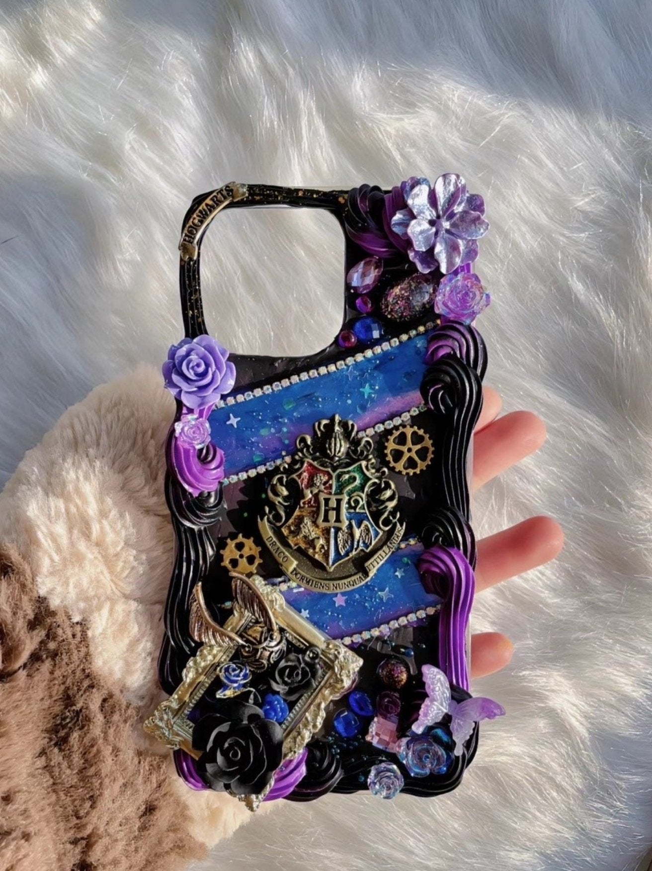 Harry Poter DIY Cream Glue Handmade Phone Case