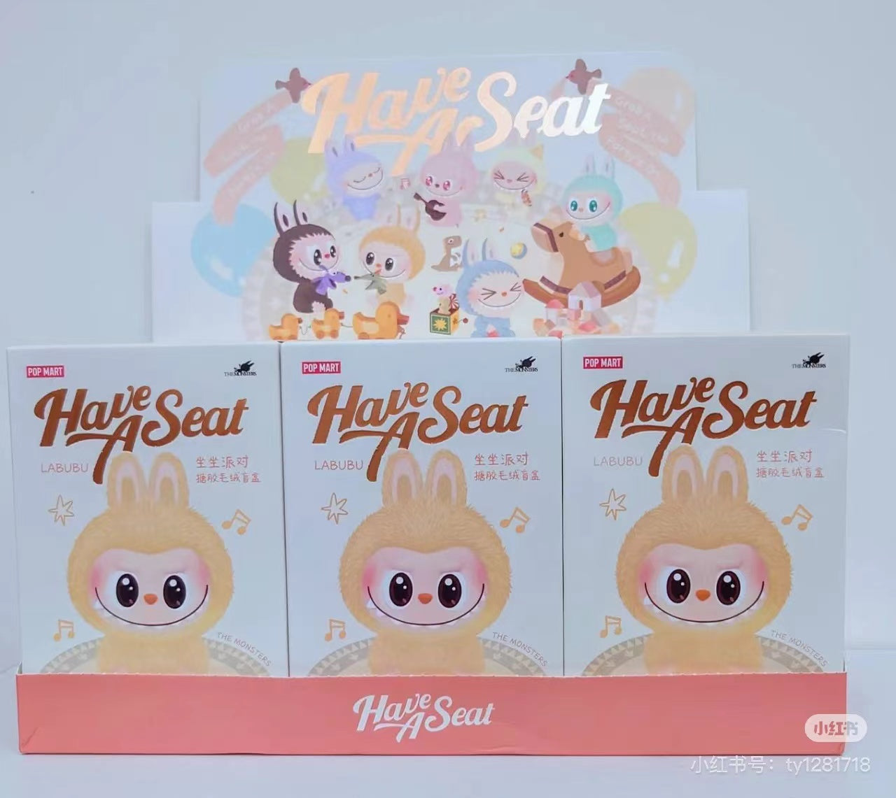 Labubu have a seat Blind Box Plush Doll
