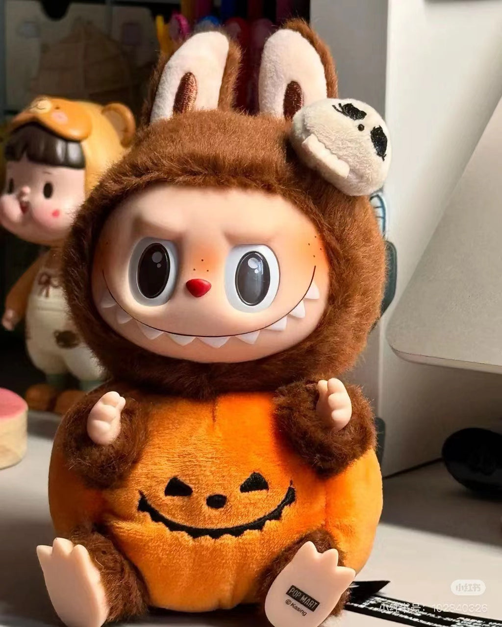 Labubu Halloween Pumpkin Series -Vinyl Plush Doll