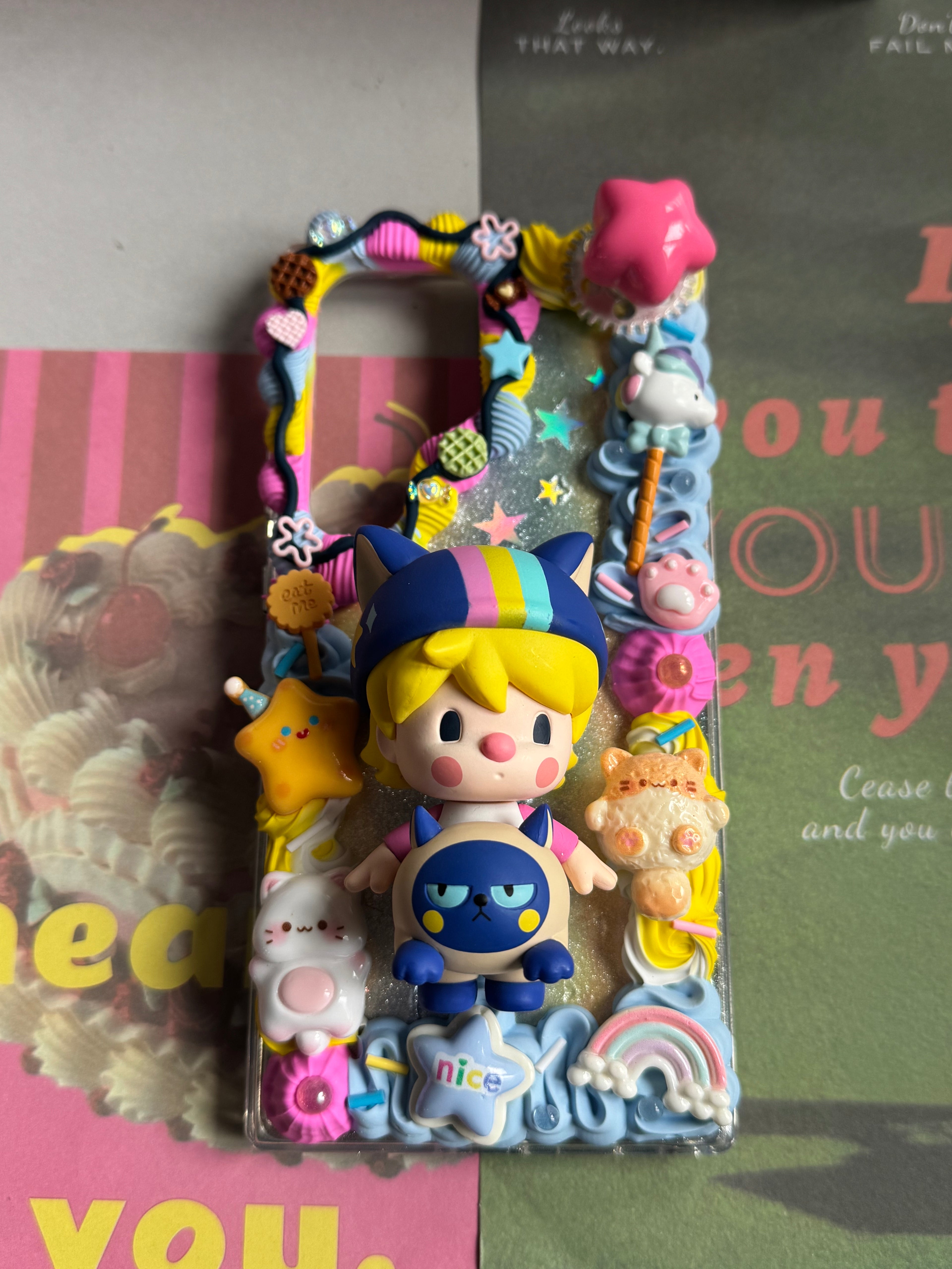 Sweet bean DIY Cream Glue Handmade Phone Case