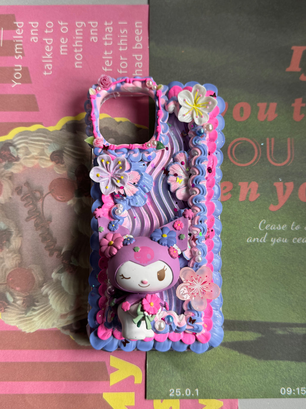 Sanrio Family (Figures) DIY Cream Glue Handmade Phone Case