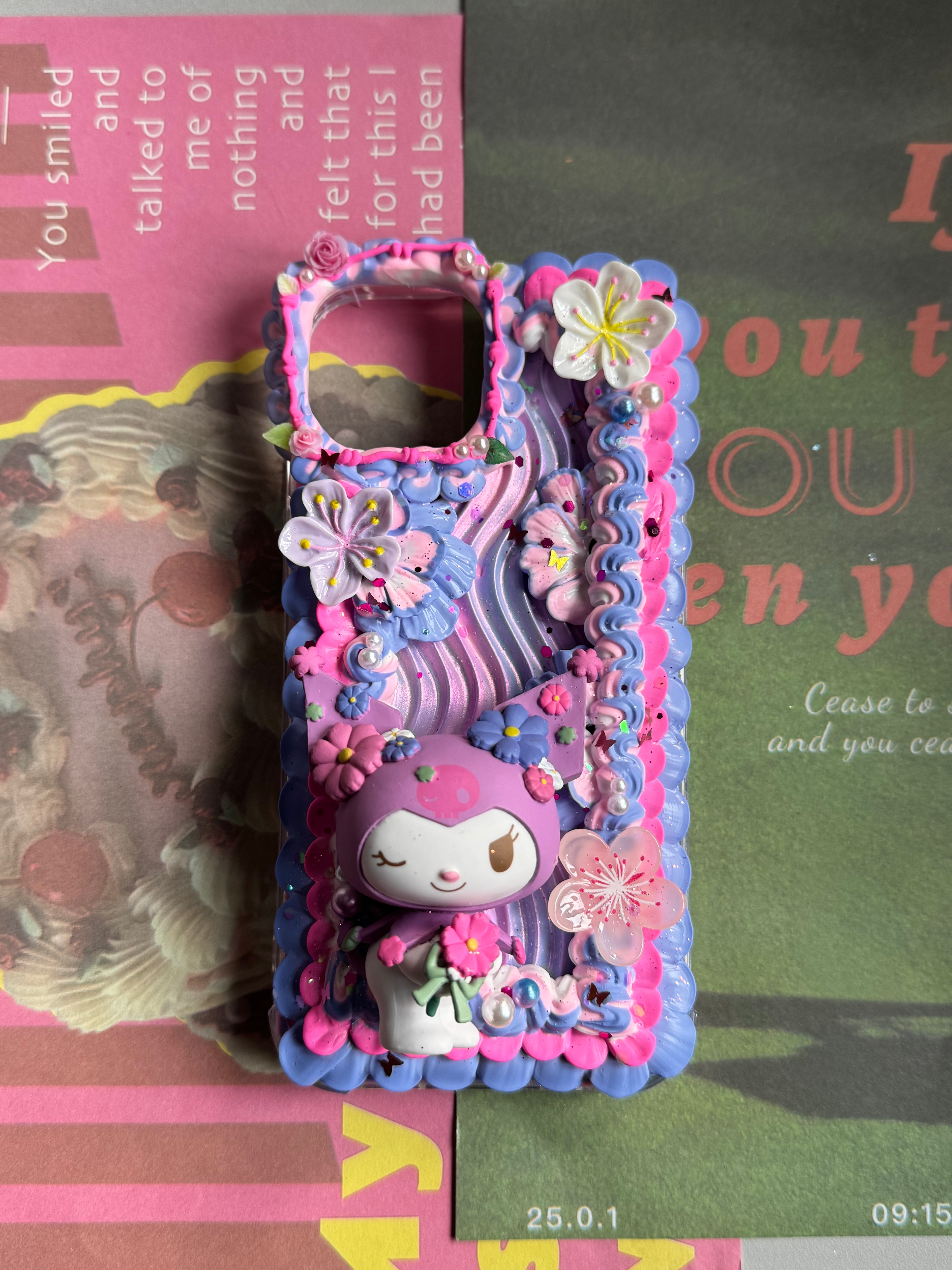 Sanrio Family (Figures) DIY Cream Glue Handmade Phone Case