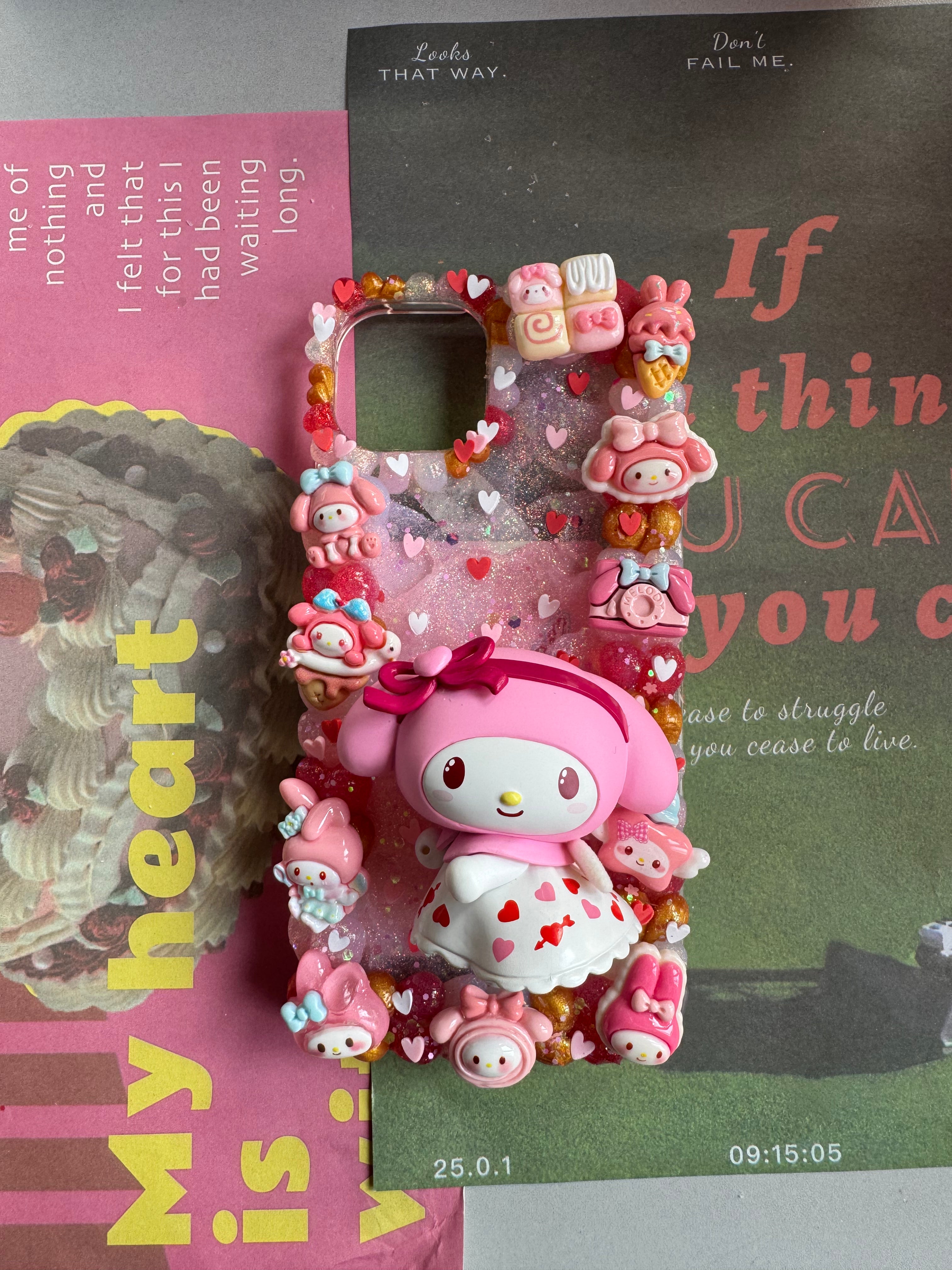 Sanrio Family (Figures) DIY Cream Glue Handmade Phone Case
