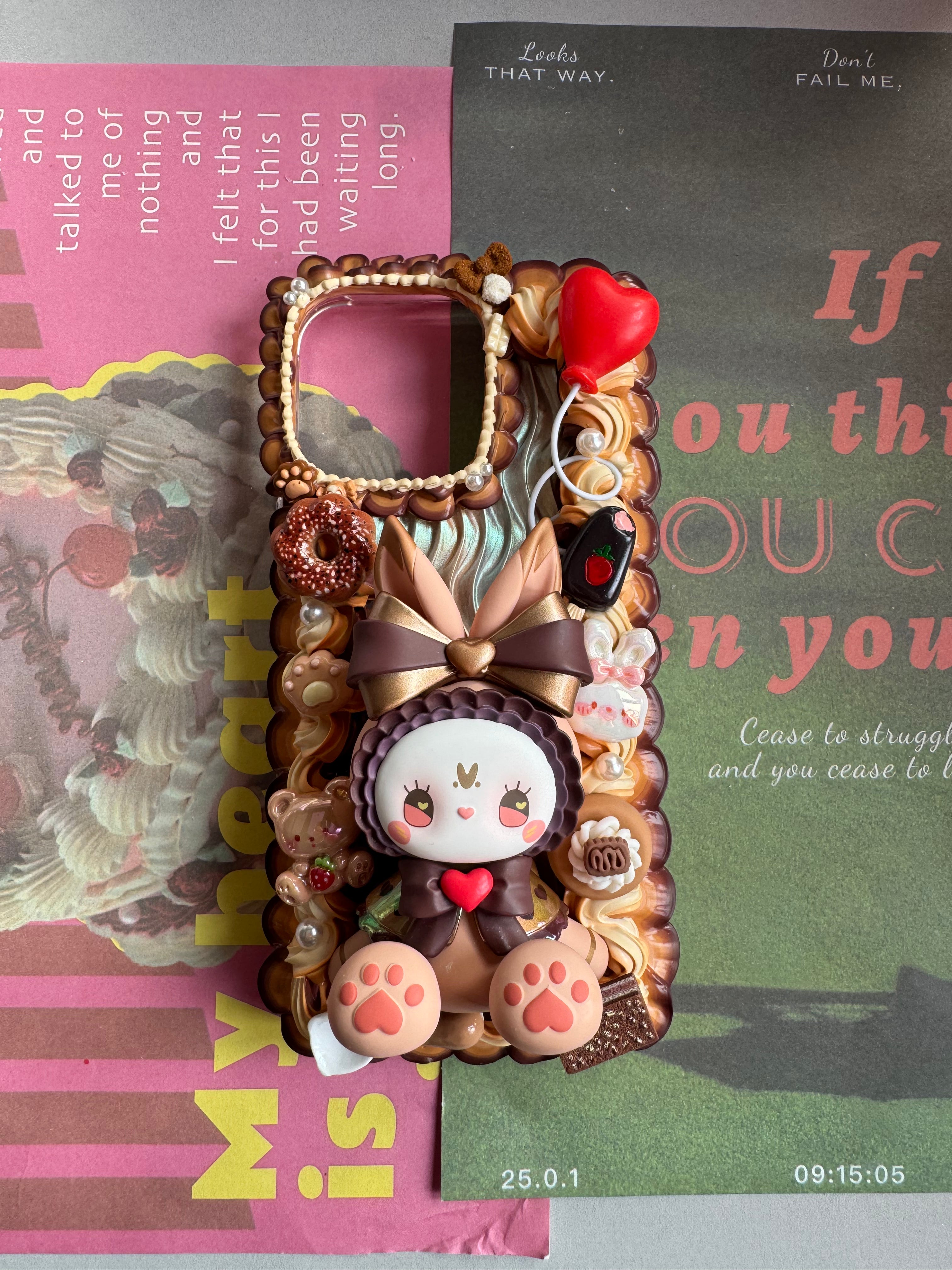 Emma DIY Cream Glue Handmade Phone Case