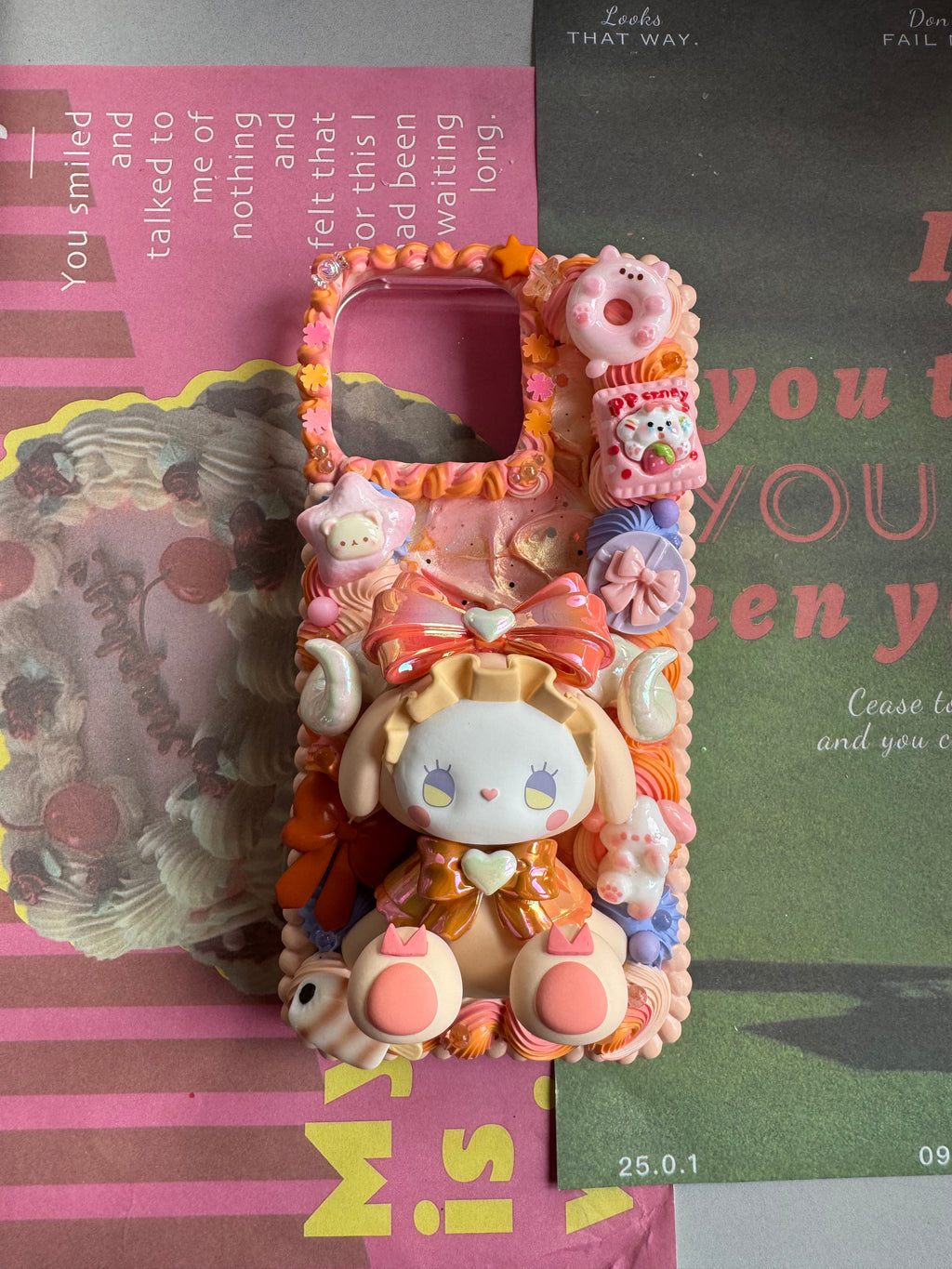 Emma DIY Cream Glue Handmade Phone Case