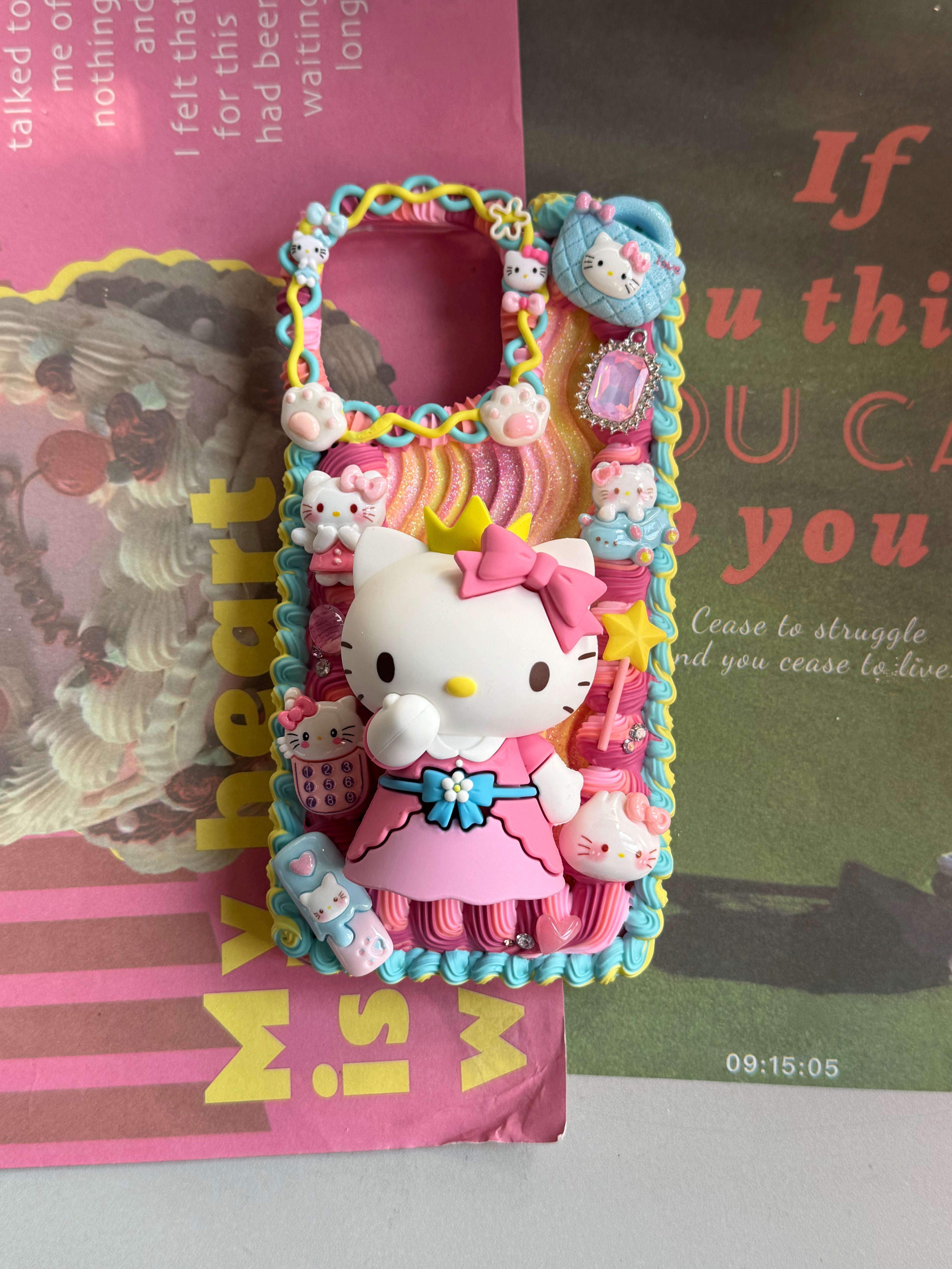 Sanrio Family (Figures) DIY Cream Glue Handmade Phone Case