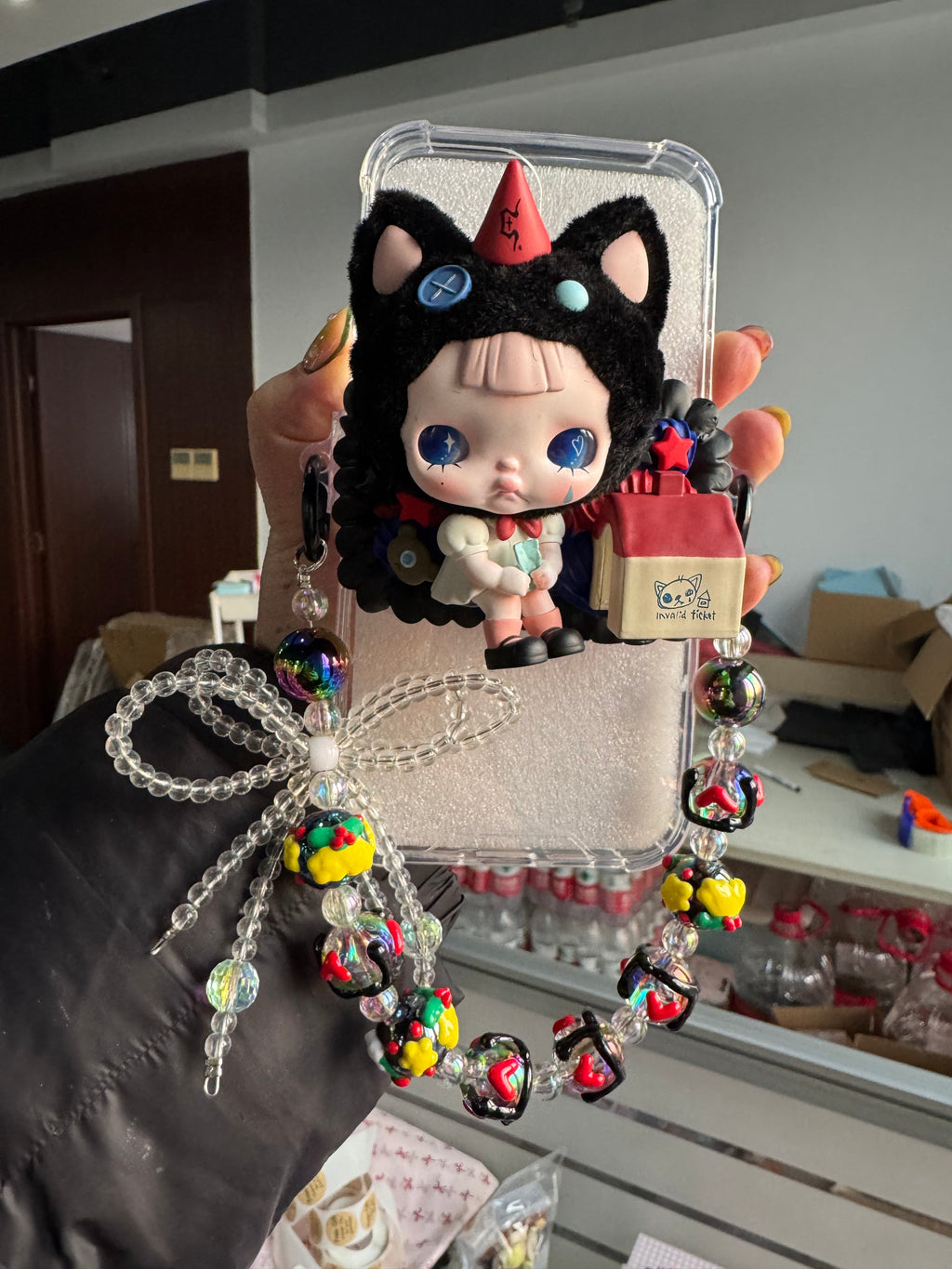 POP MART Tinytiny"PROLOGUE"DIY Decon phonecase&phone case set