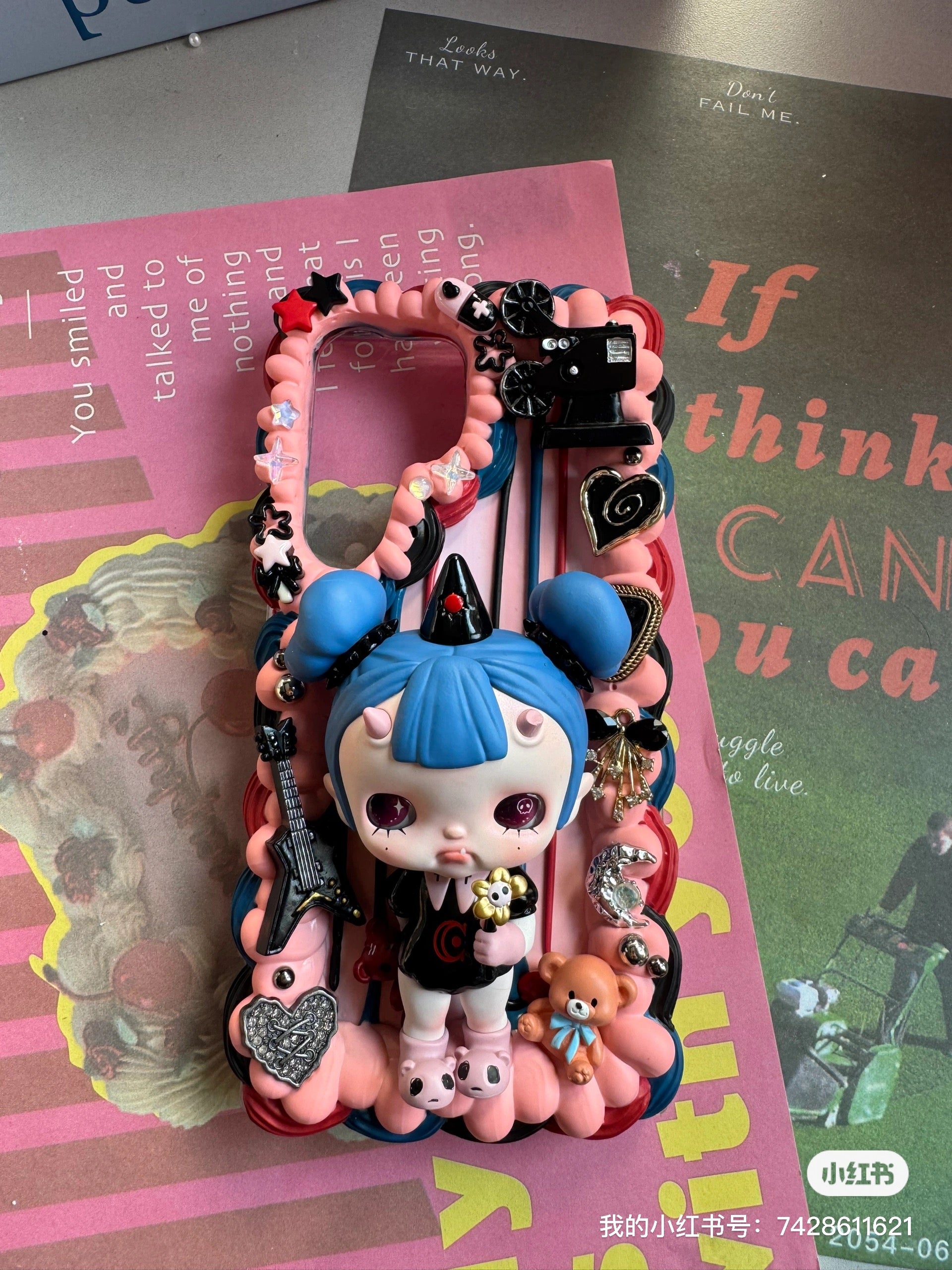 Tiny Tiny DIY Cream Glue Handmade Phone Case