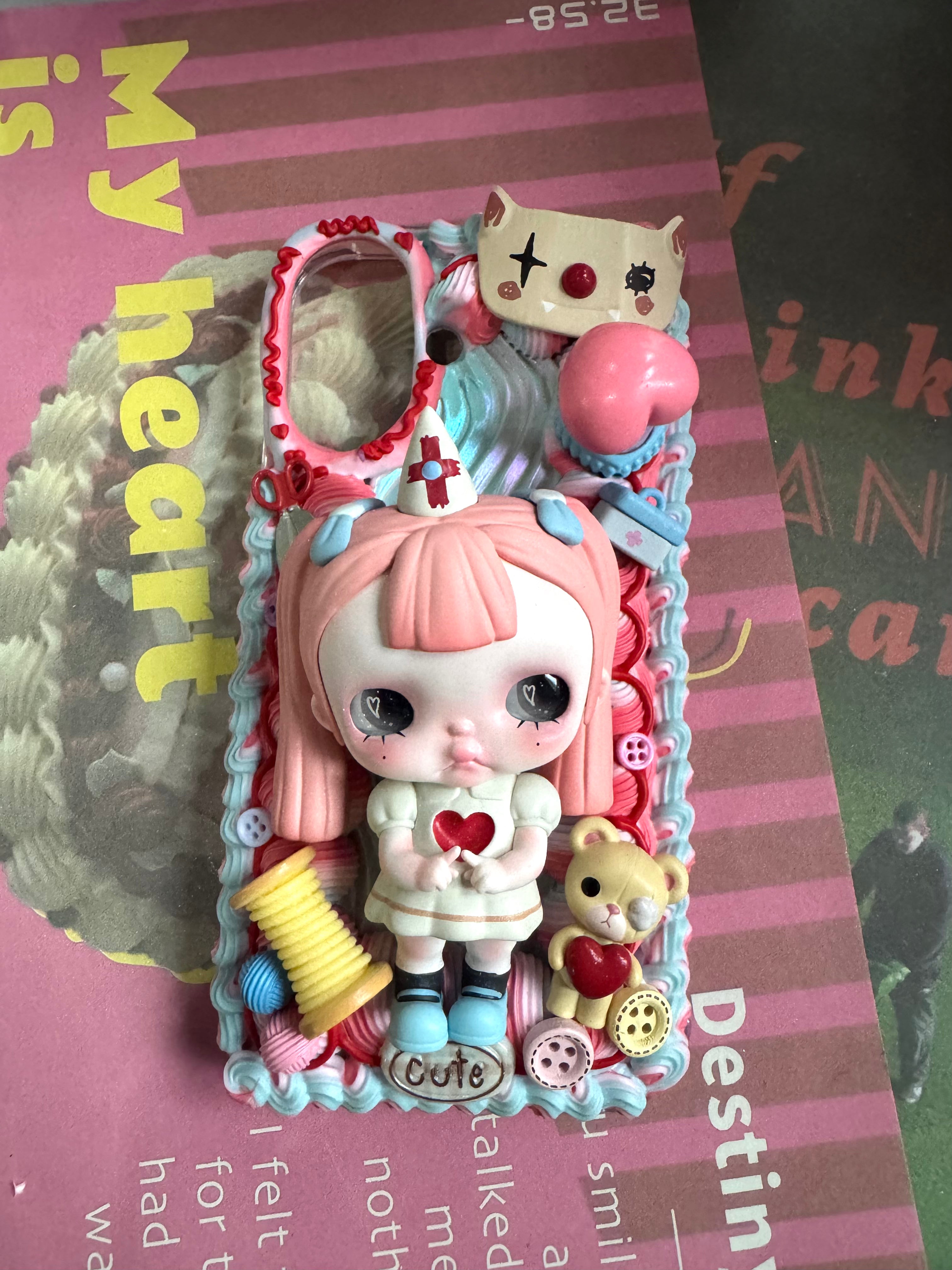 Tiny Tiny DIY Cream Glue Handmade Phone Case
