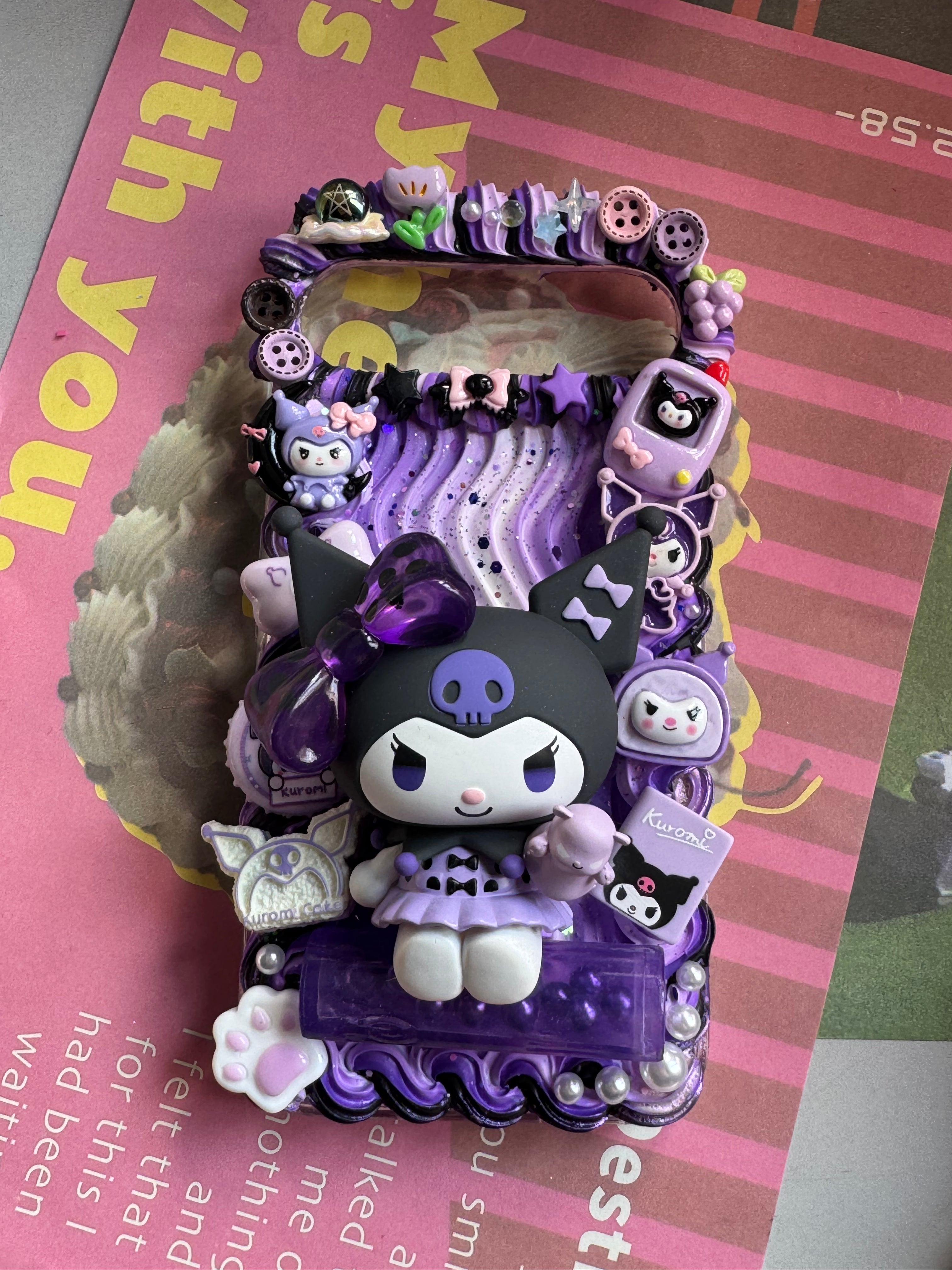Sanrio Family (Figures) DIY Cream Glue Handmade Phone Case