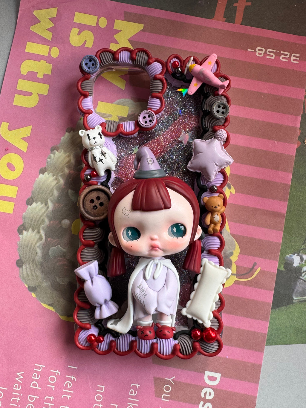 Tiny Tiny DIY Cream Glue Handmade Phone Case