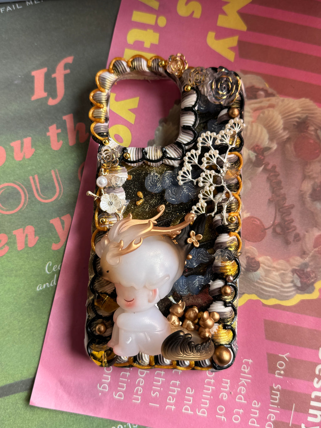 Dimoo DIY Cream Glue Handmade Phone Case