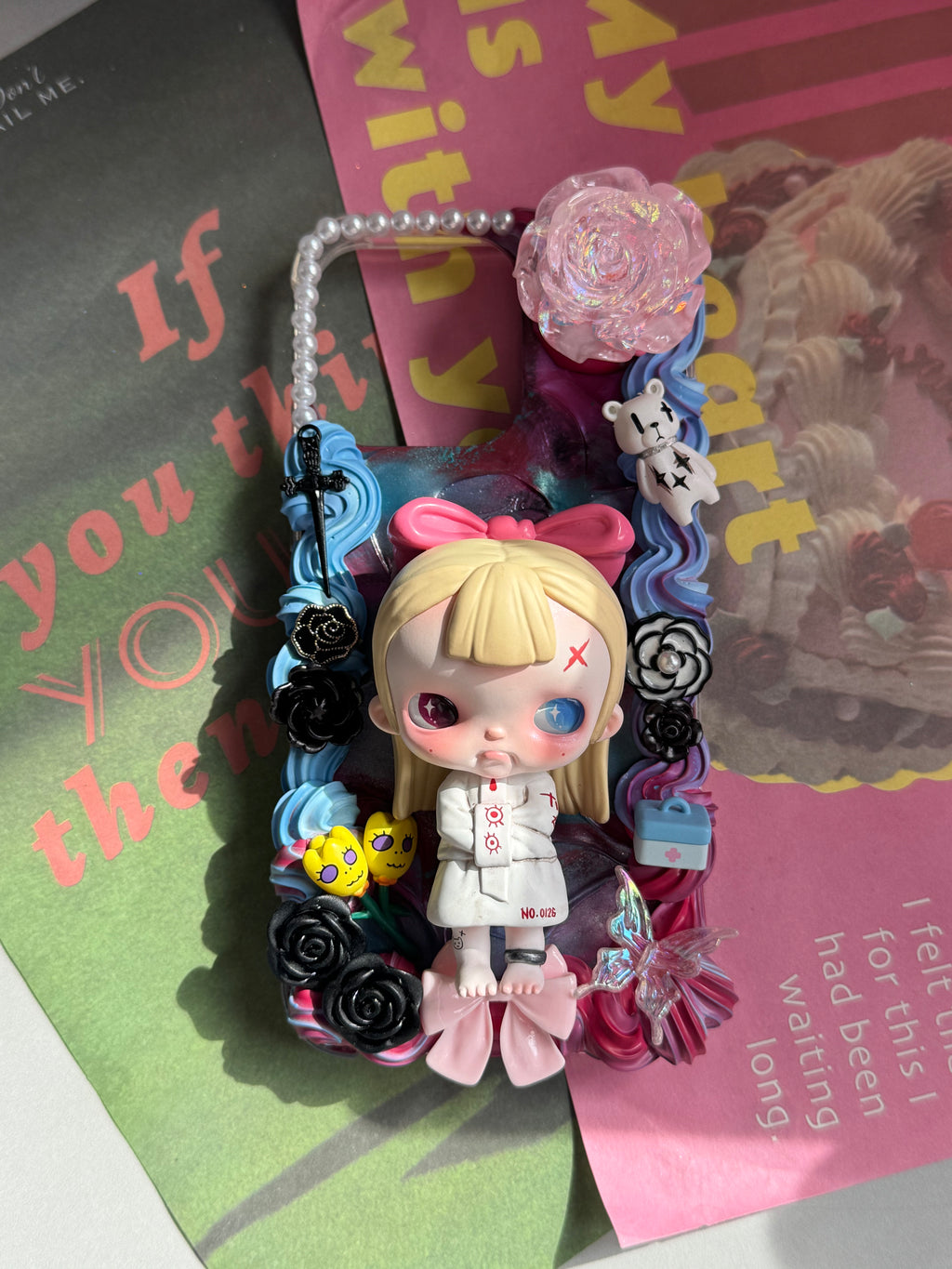Tiny Tiny DIY Cream Glue Handmade Phone Case