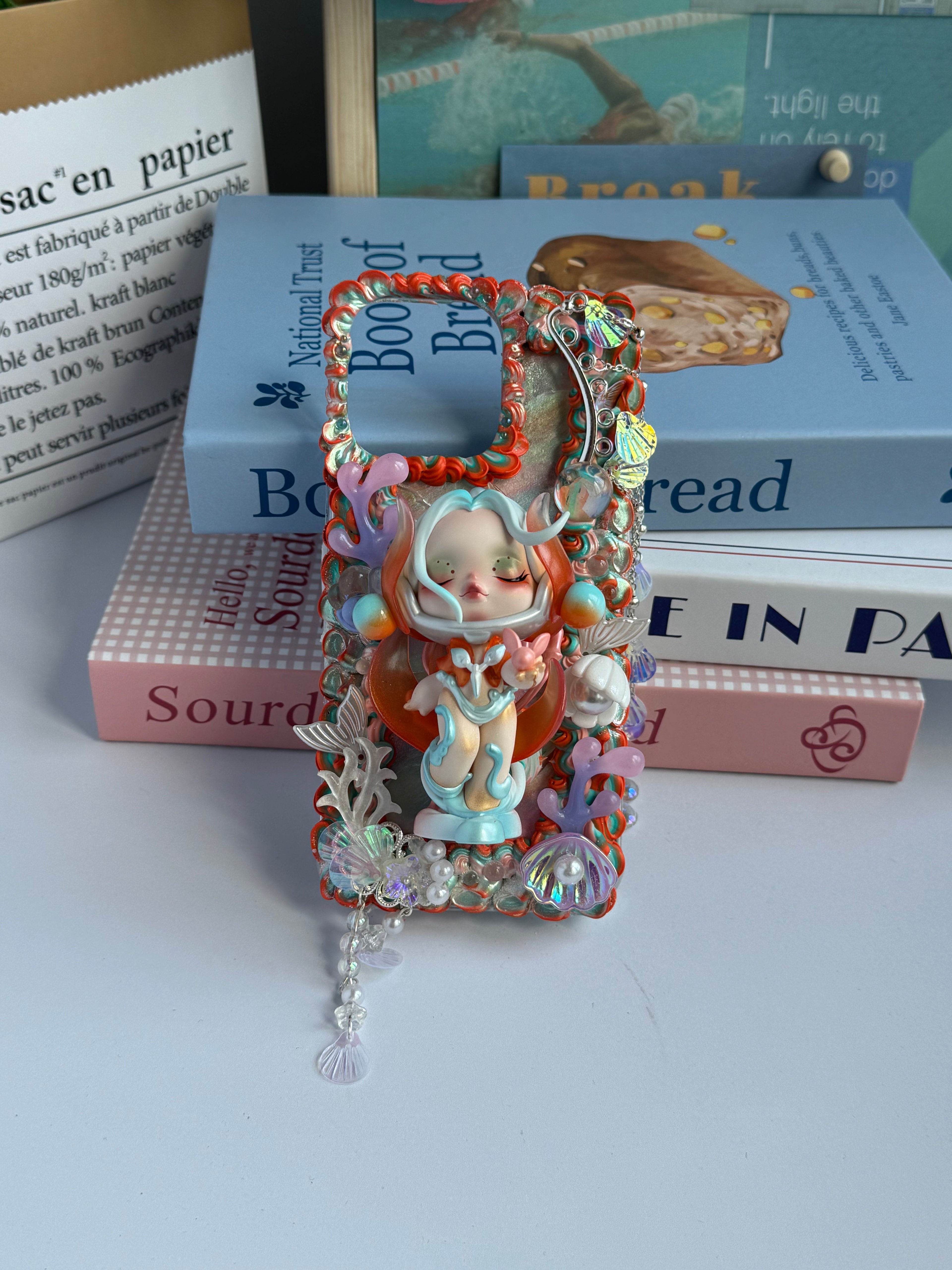 POP MART SKULLPANDA"The Sound"DIY Decon phonecase