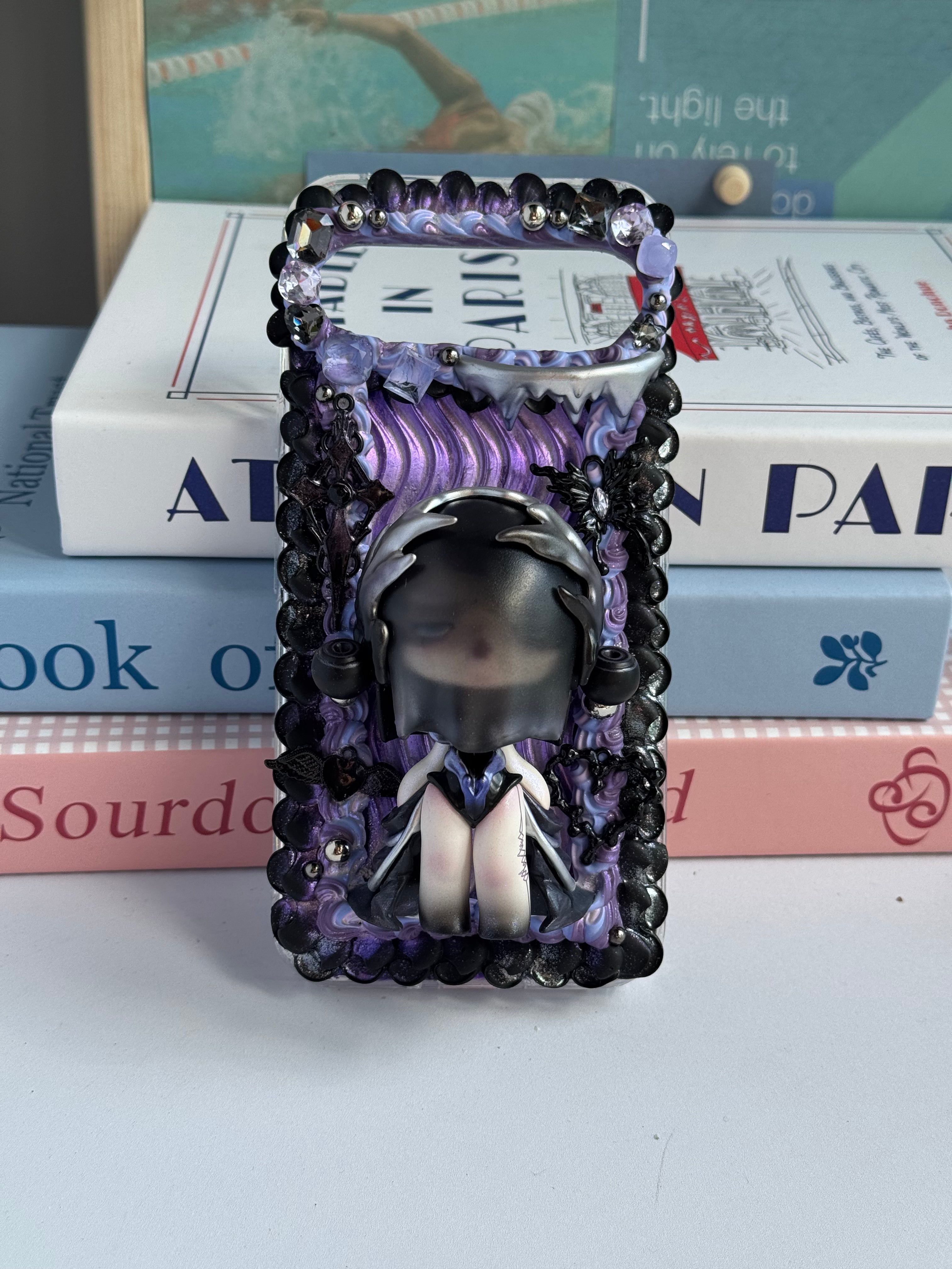 POP MART SKULLPANDA"The Sound"DIY Decon phonecase