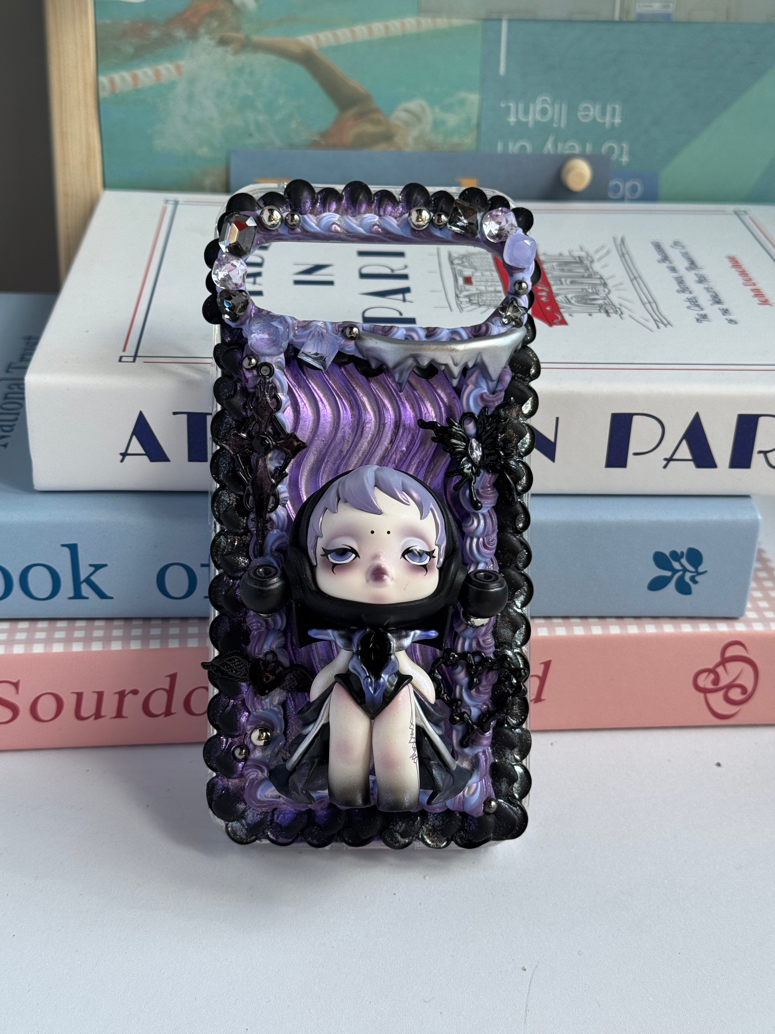 POP MART SKULLPANDA"The Sound"DIY Decon phonecase