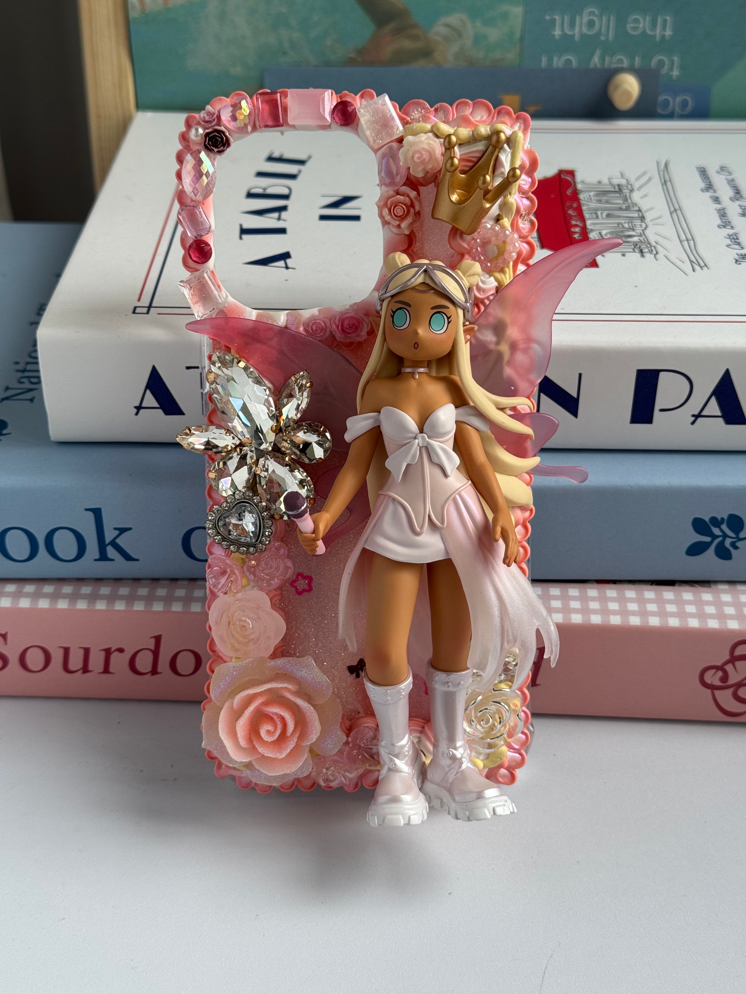 POP MART Peach Roit"Punck Fairy"DIY Decon phonecase
