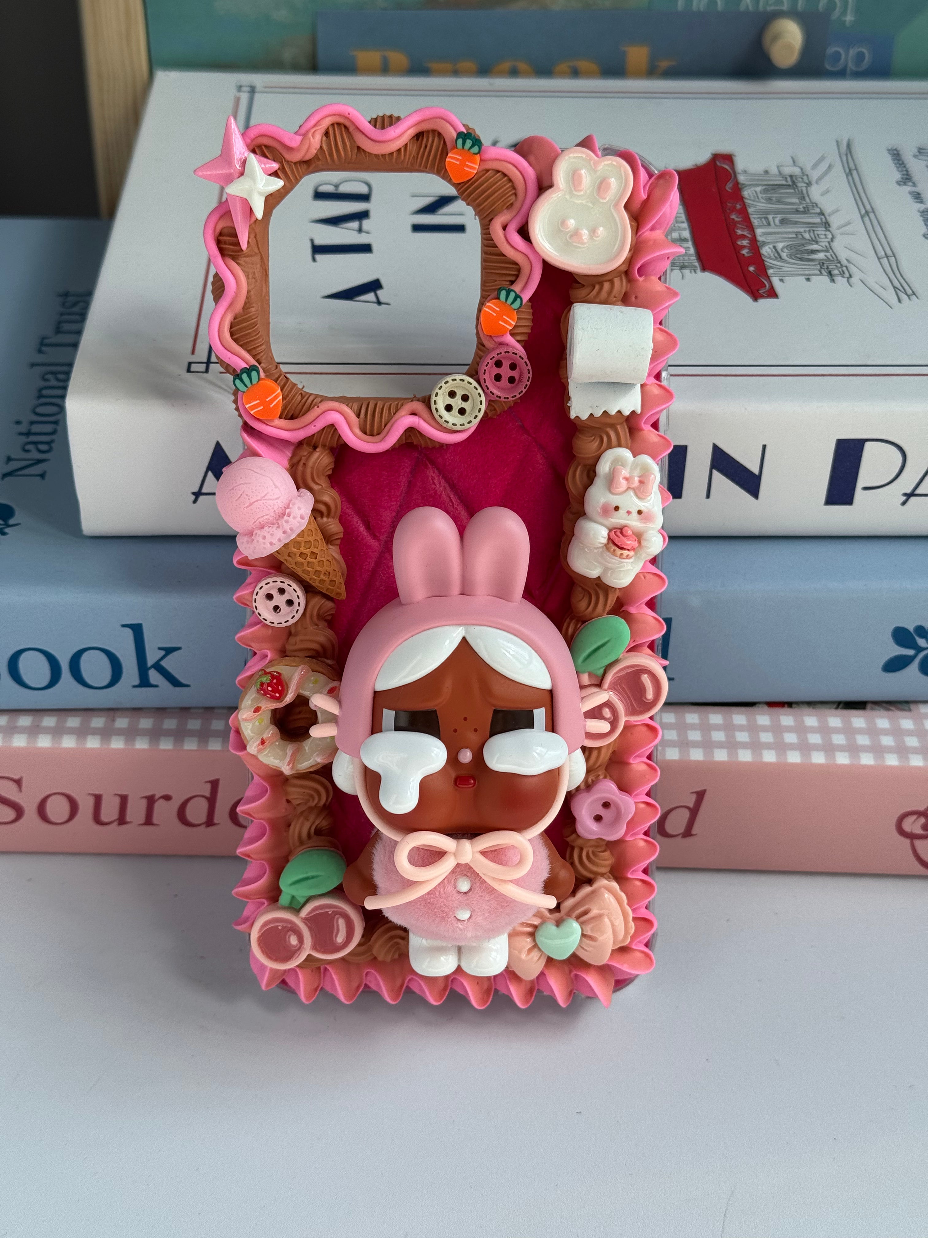 Cry Baby DIY Cream Glue Handmade Phone Case