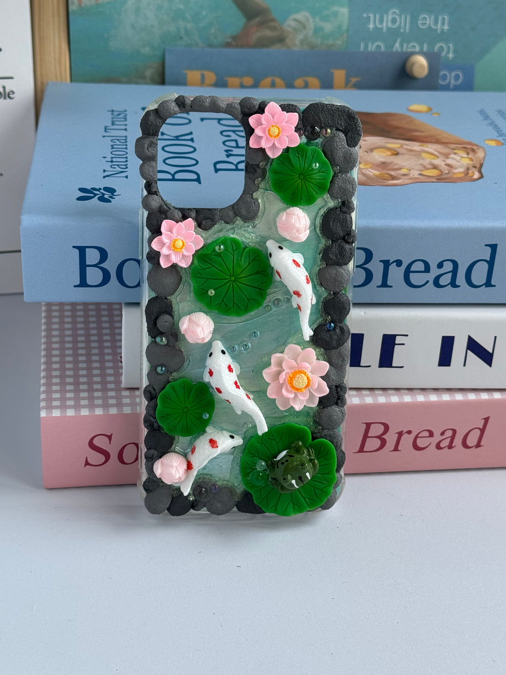 No big doll case (Flowers) DIY Cream Glue Handmade Phone Case