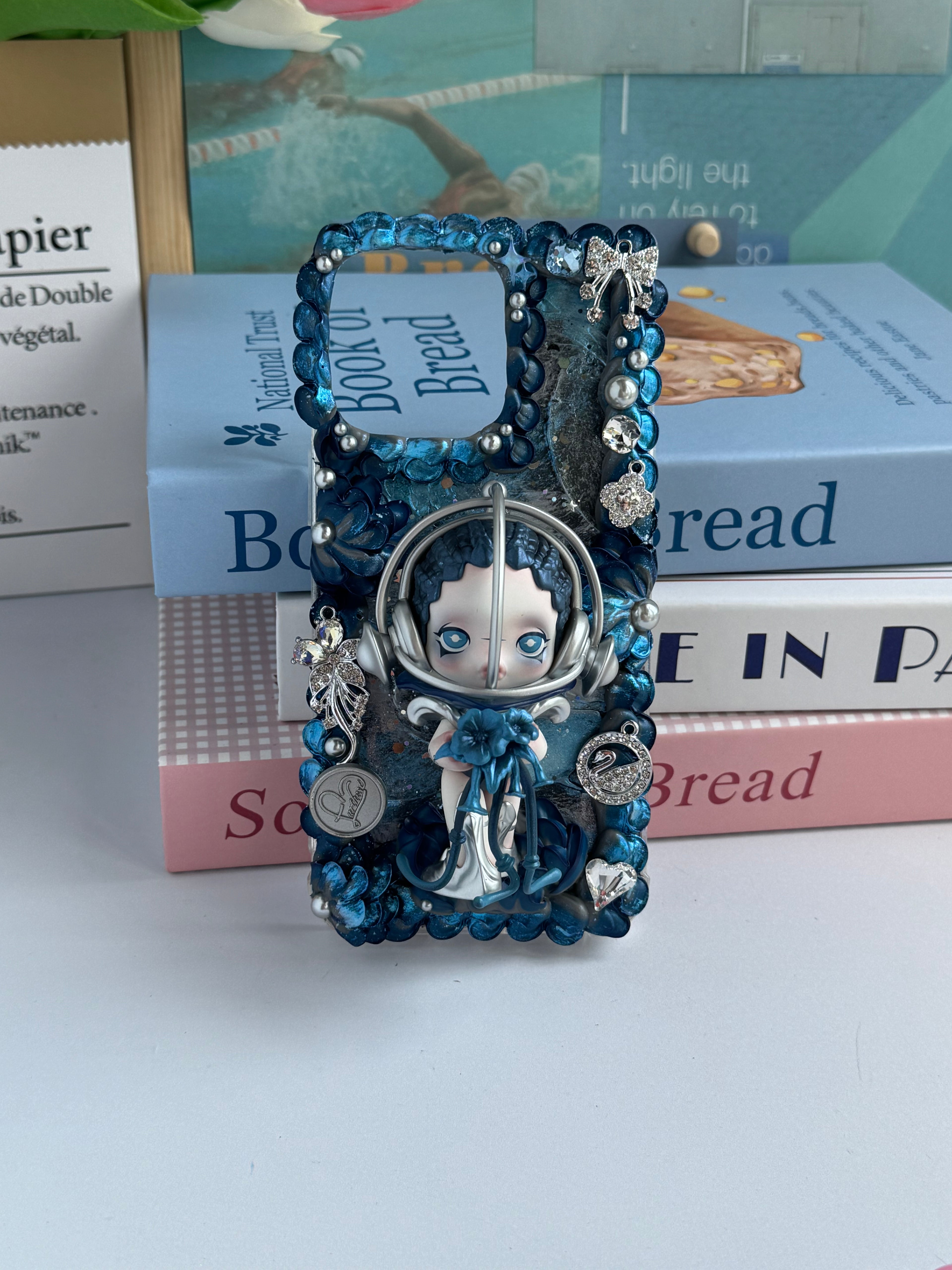 POP MART SKULLPANDA"The Sound"DIY Decon phonecase