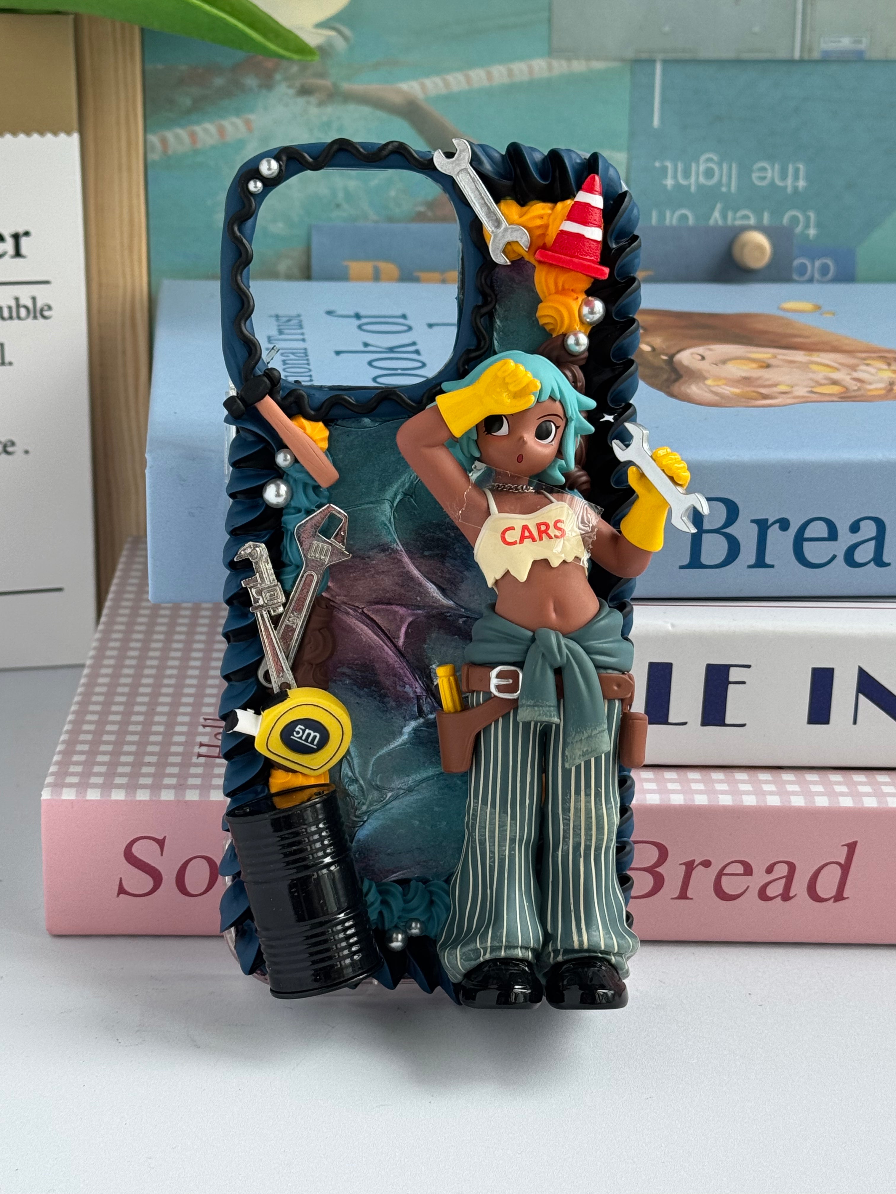 Peach Riot DIY Cream Glue Handmade Phone Case