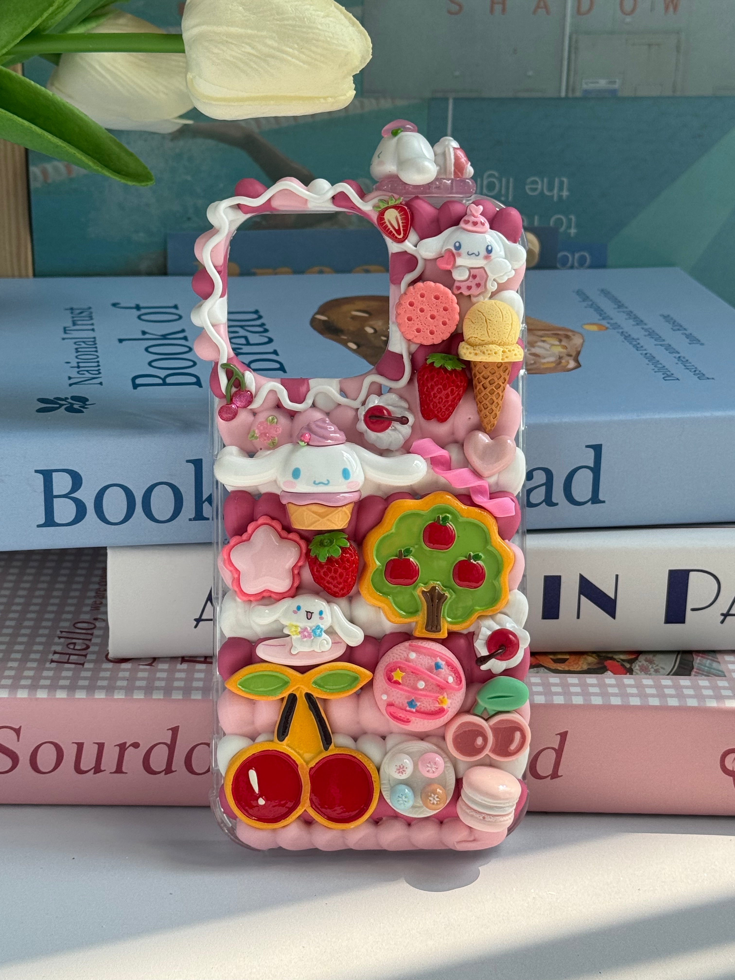 Sanrio Family (Charms) DIY Cream Glue Handmade Phone Case