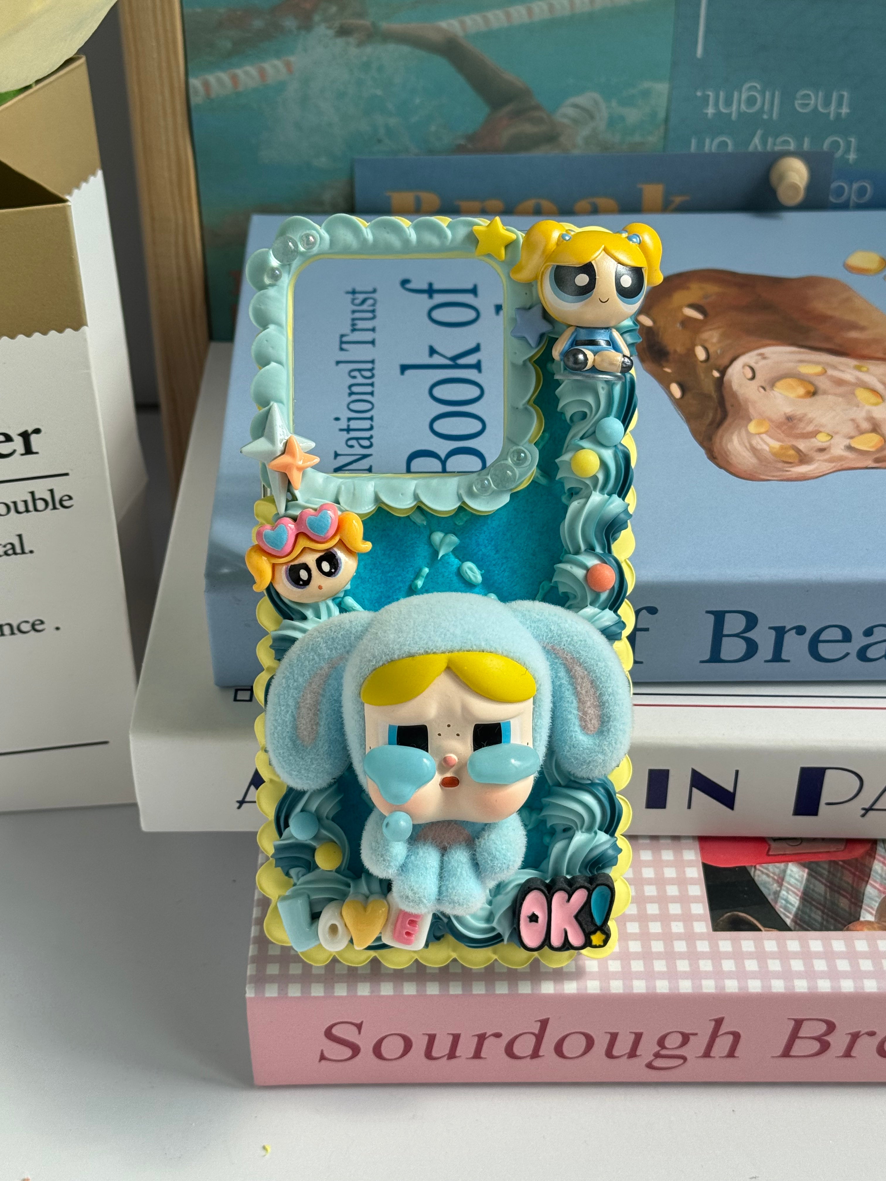 Cry Baby DIY Cream Glue Handmade Phone Case