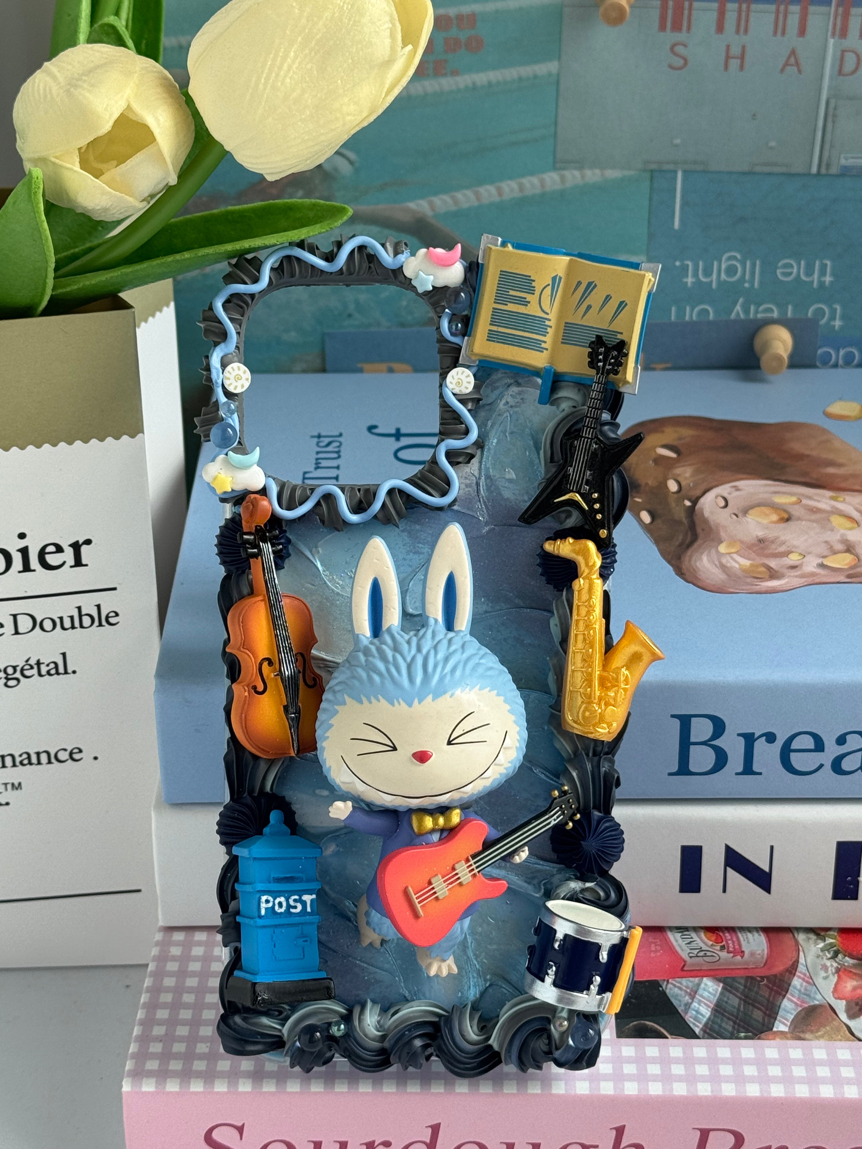 Labubu DIY Cream Glue Handmade Phone Case