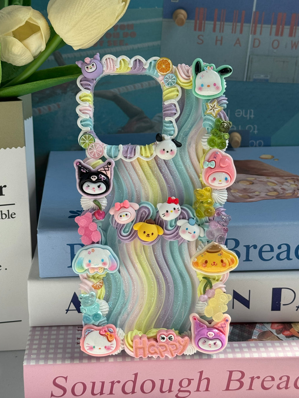 Sanrio Family (Charms) DIY Cream Glue Handmade Phone Case