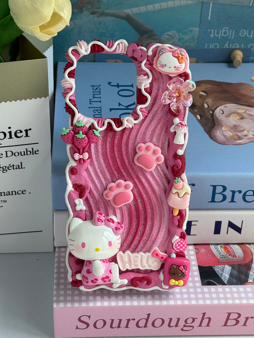 Sanrio Family (Charms) DIY Cream Glue Handmade Phone Case
