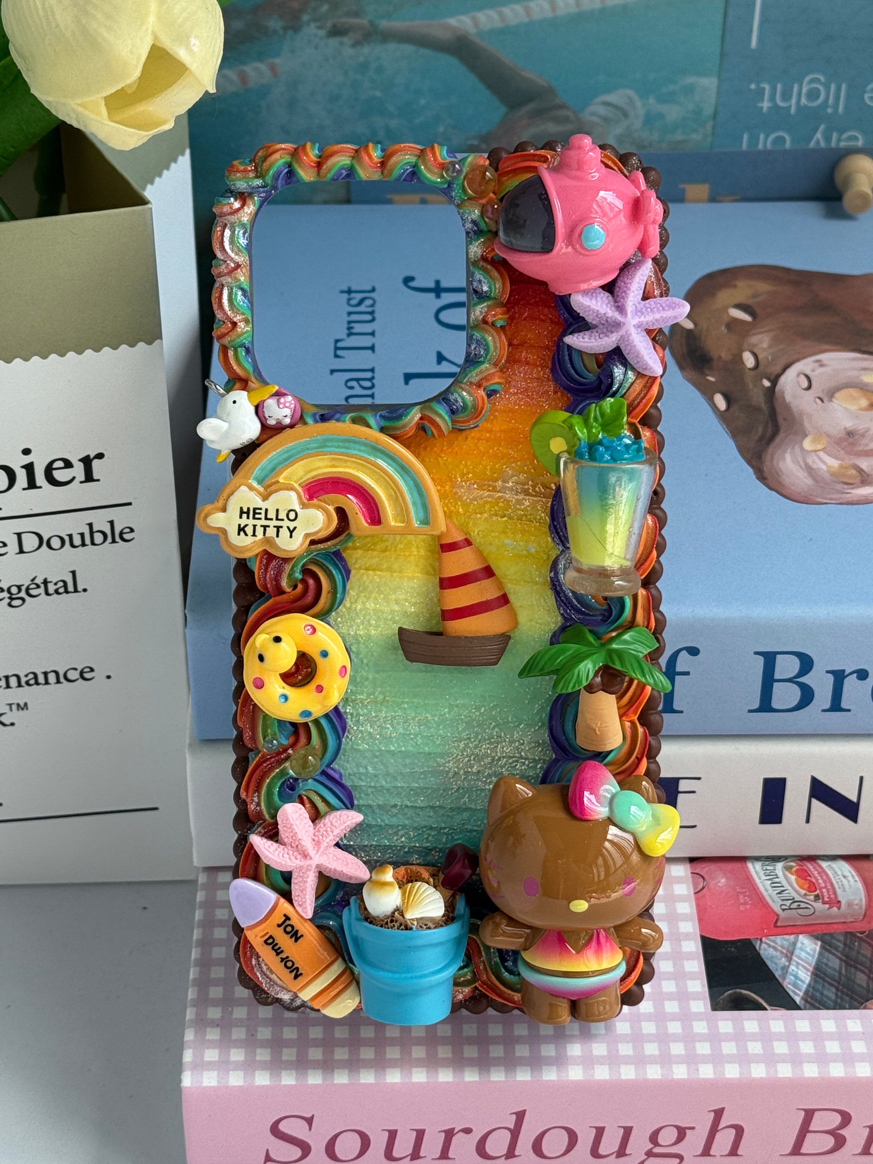 Sanrio Family (Charms) DIY Cream Glue Handmade Phone Case