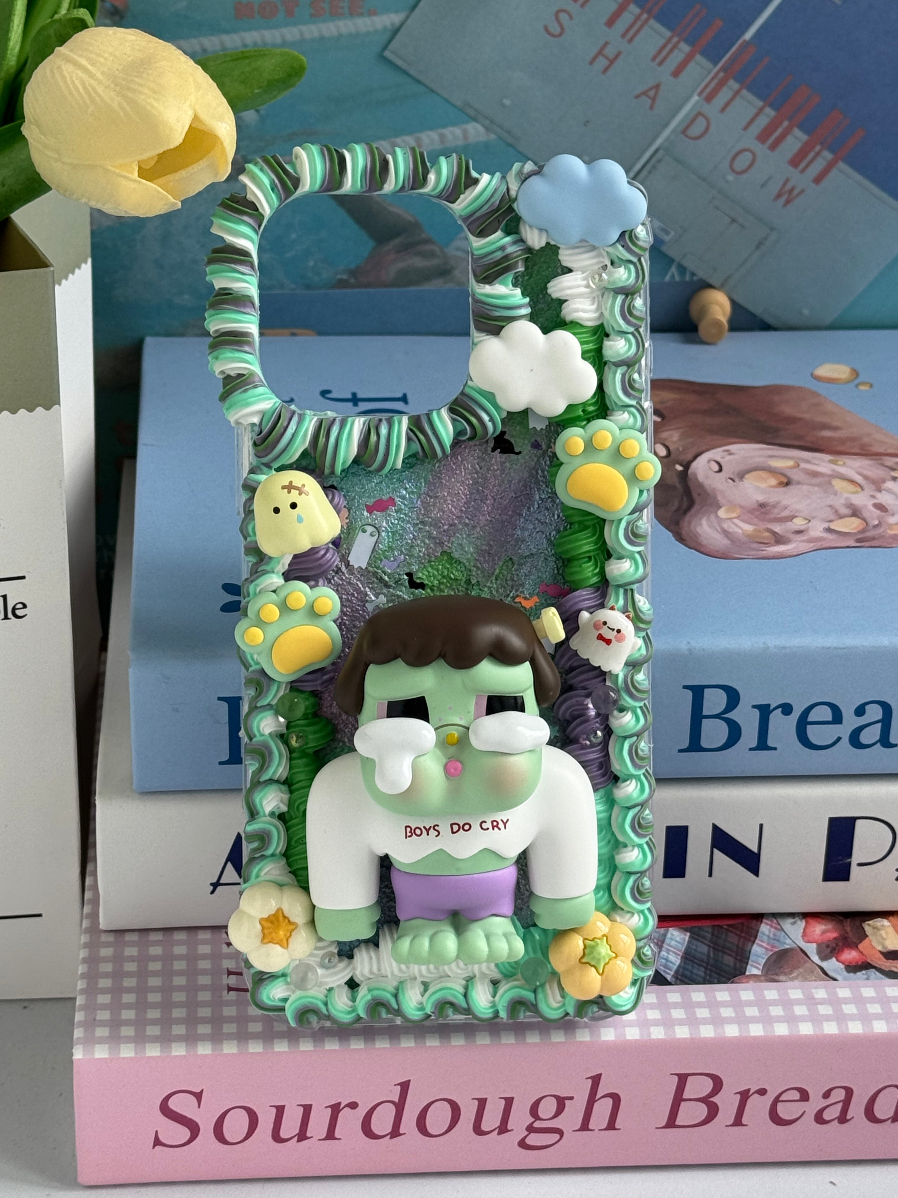 Cry Baby DIY Cream Glue Handmade Phone Case