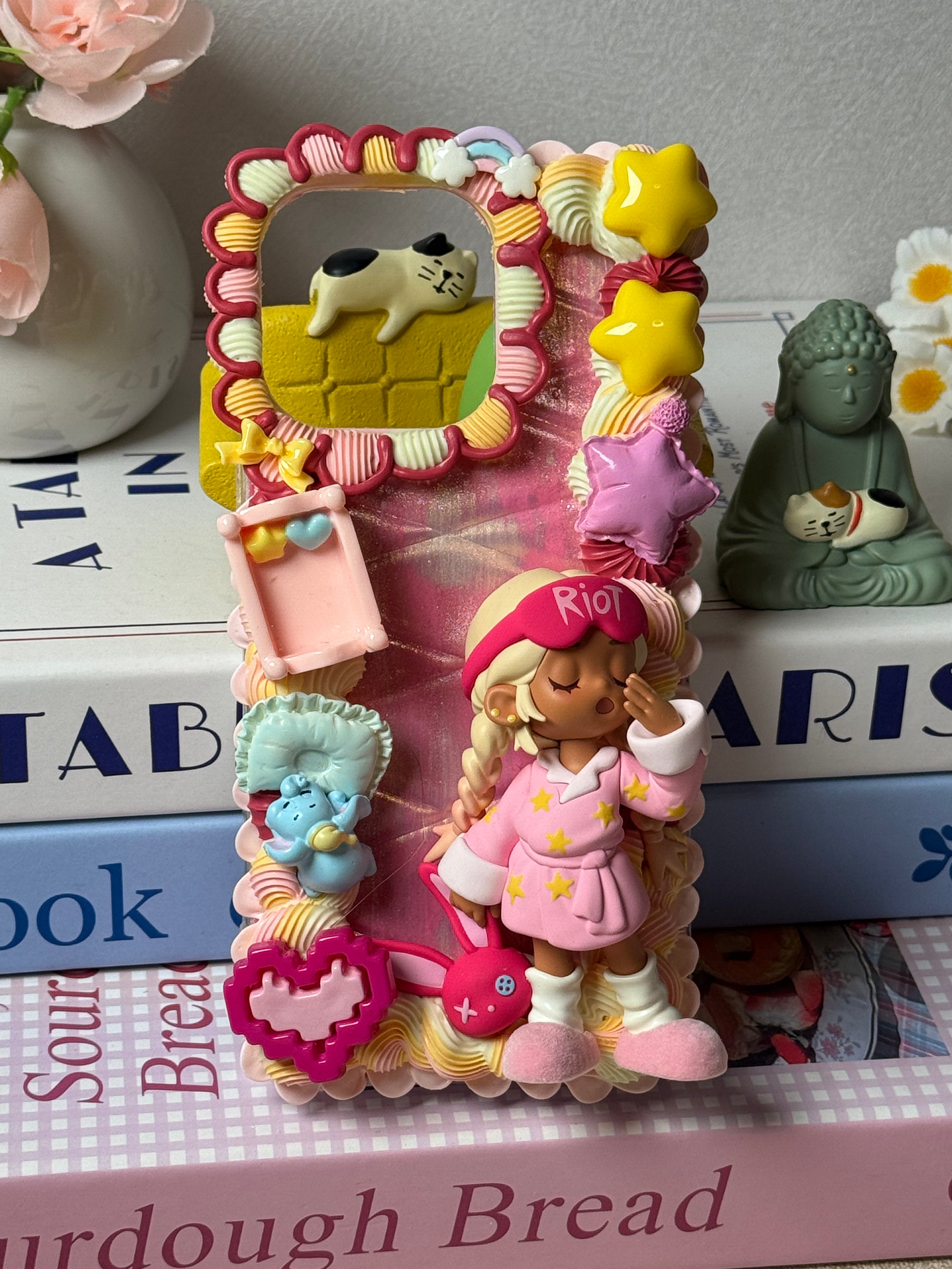 Peach Riot DIY Cream Glue Handmade Phone Case