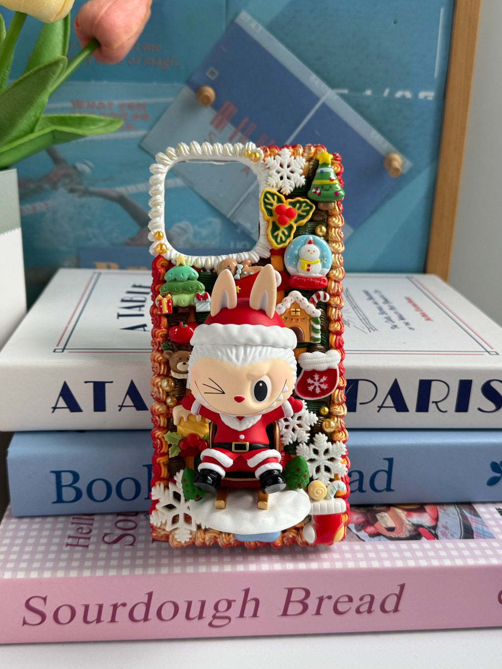 Labubu DIY Cream Glue Handmade Phone Case