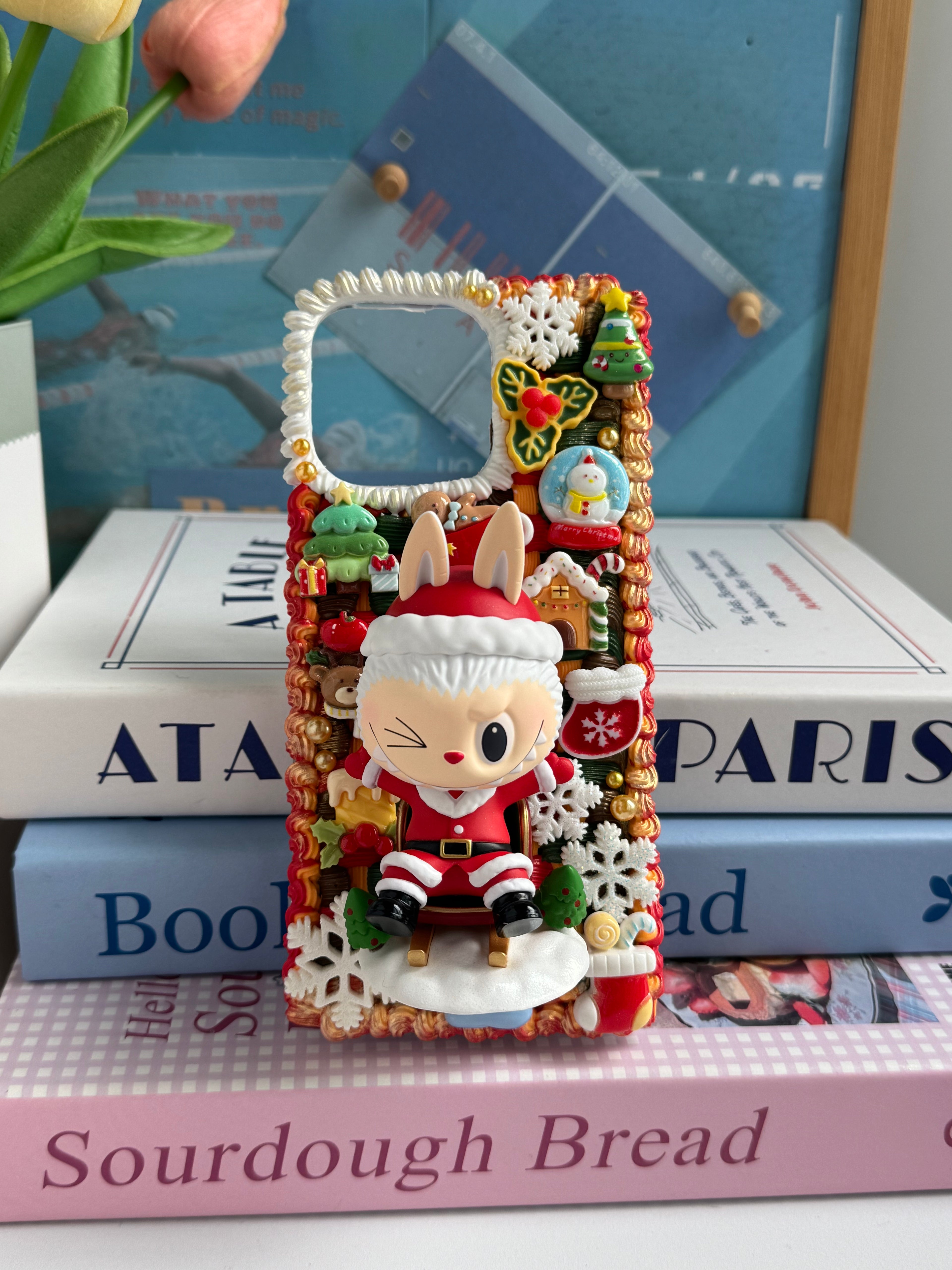 Labubu DIY Cream Glue Handmade Phone Case