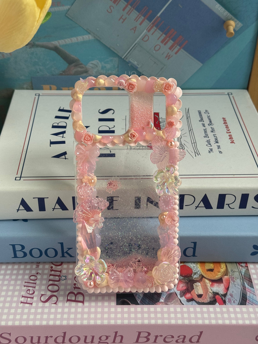 No big doll case (Flowers) DIY Cream Glue Handmade Phone Case