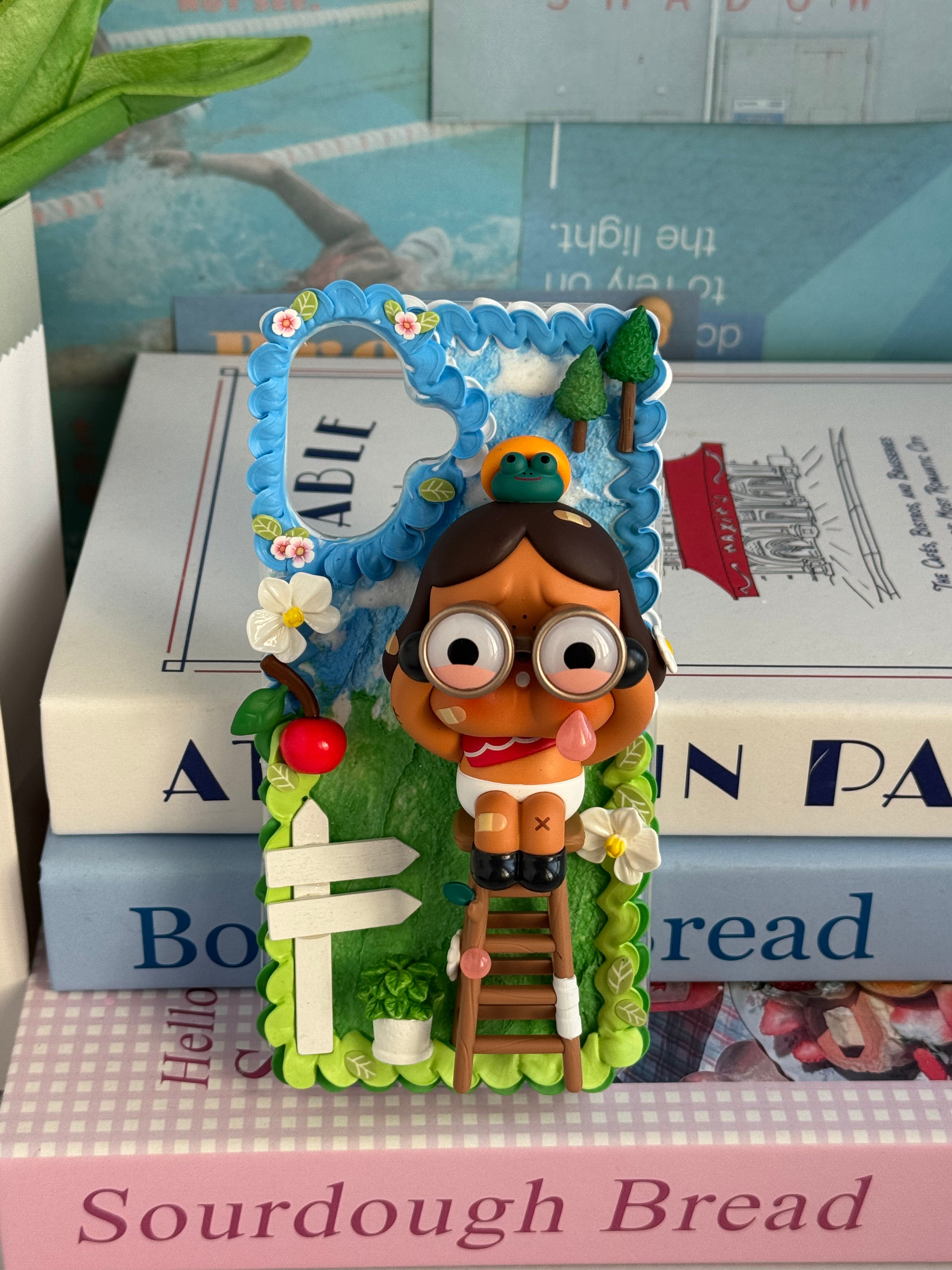 Cry Baby DIY Cream Glue Handmade Phone Case