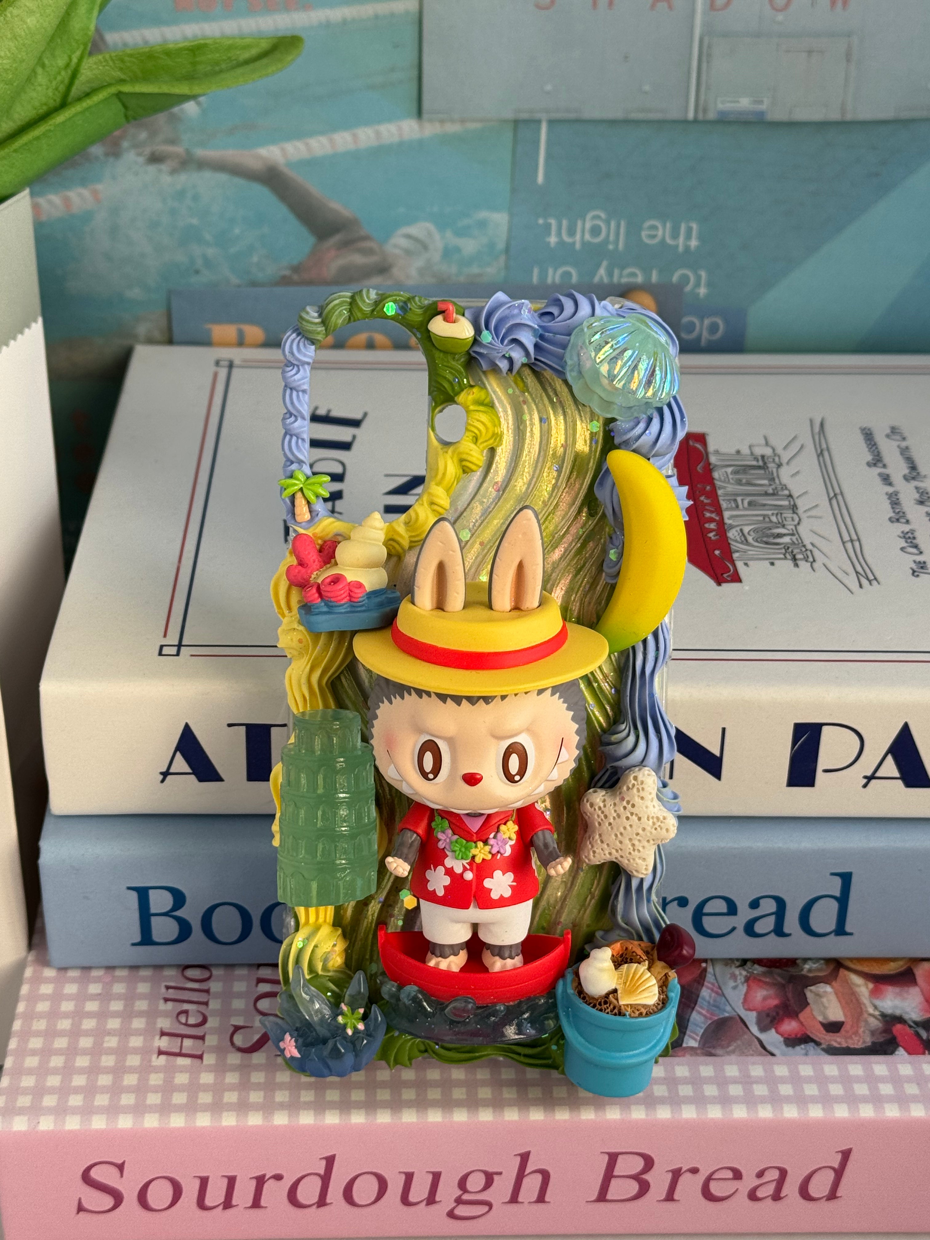 Labubu DIY Cream Glue Handmade Phone Case