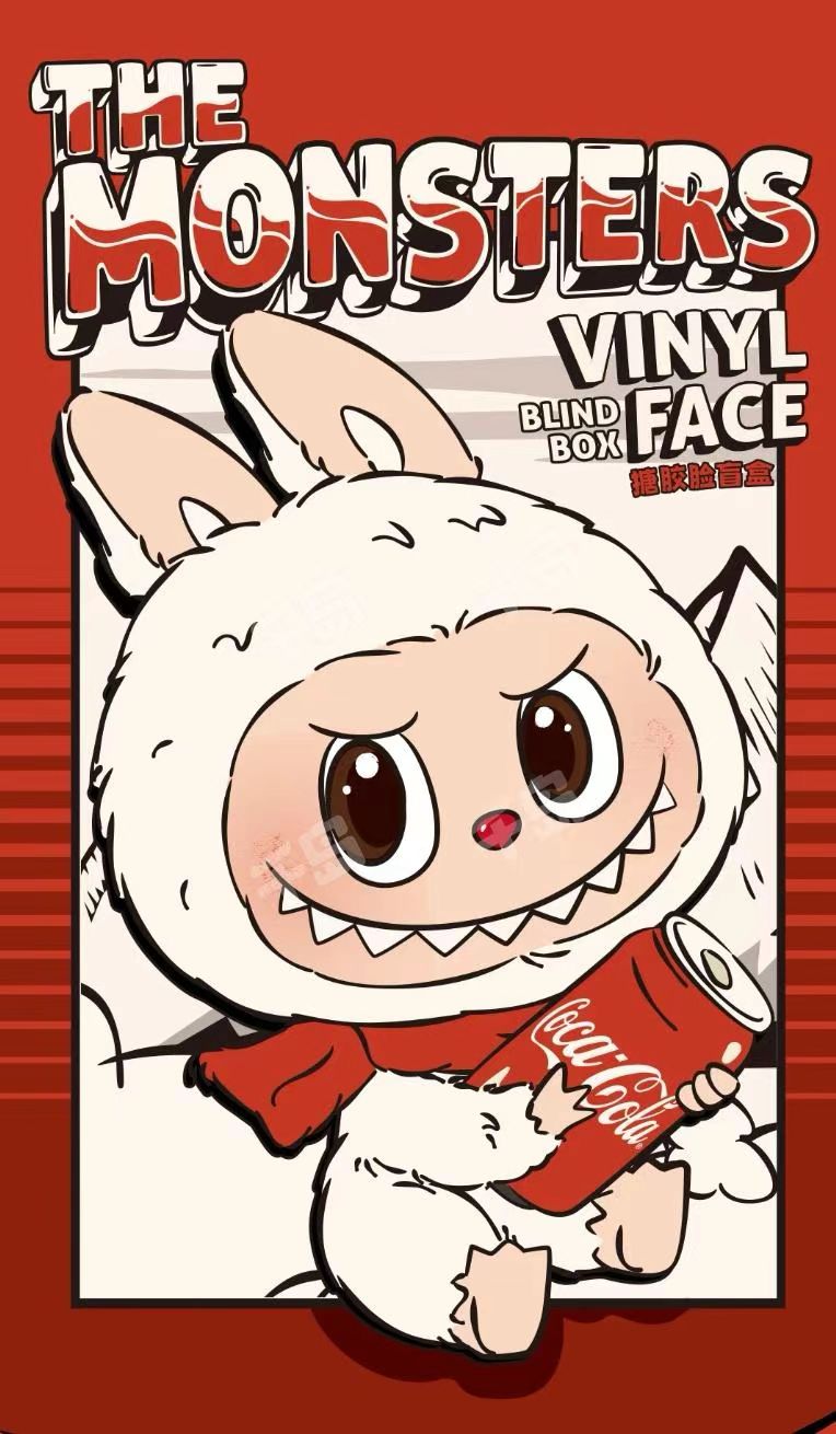 Labubu Coke Cola Series -Vinyl Plush Doll