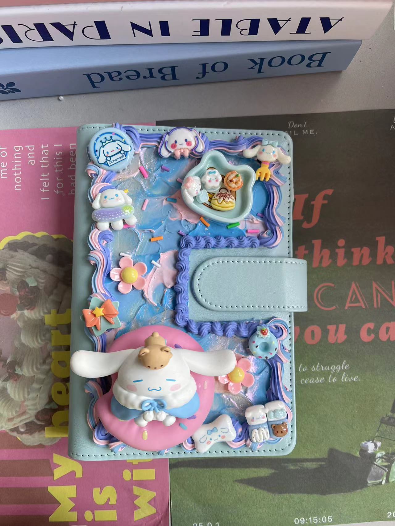 Cinna DIY Cream Glue Handmade A6 Notebook